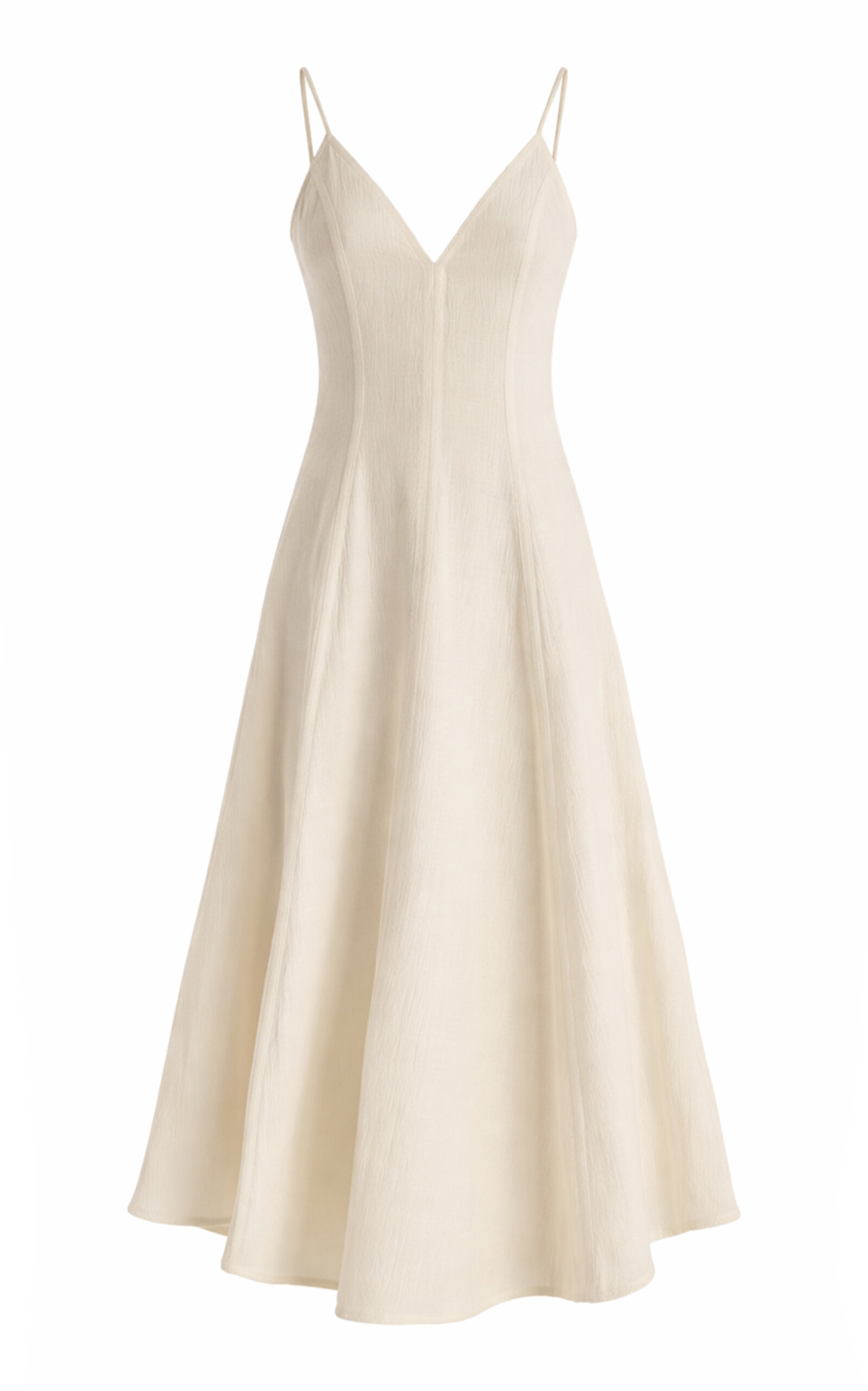 Proenza Schouler Elaine Cotton-Linen Midi Dress - Women's Clothing