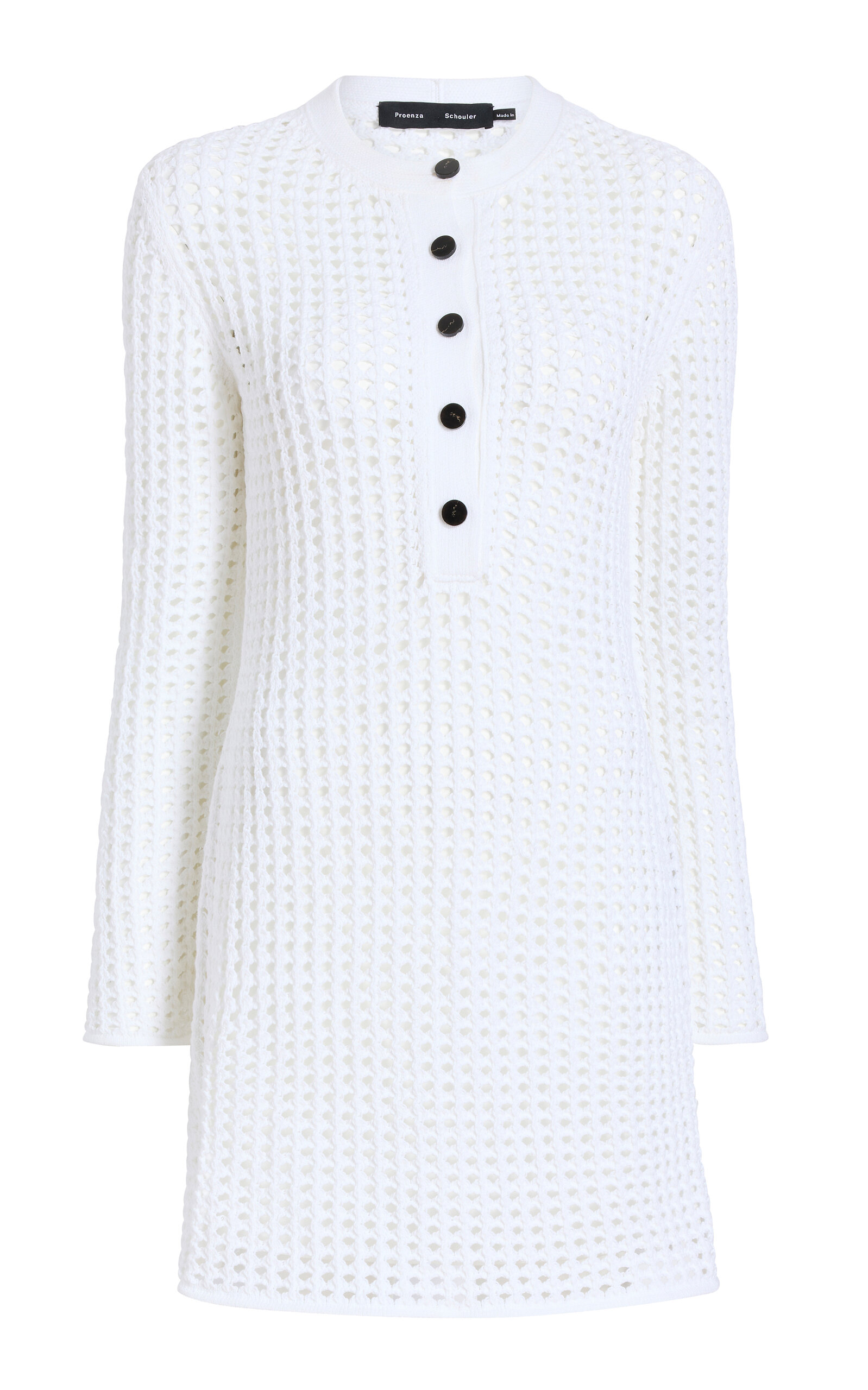 Proenza Schouler Micah Crocheted Mini Dress - Women's Clothing