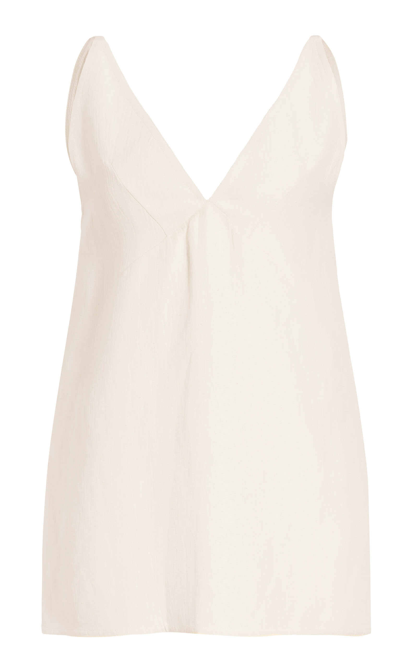 Proenza Schouler Mitchell Cotton-Linen Top