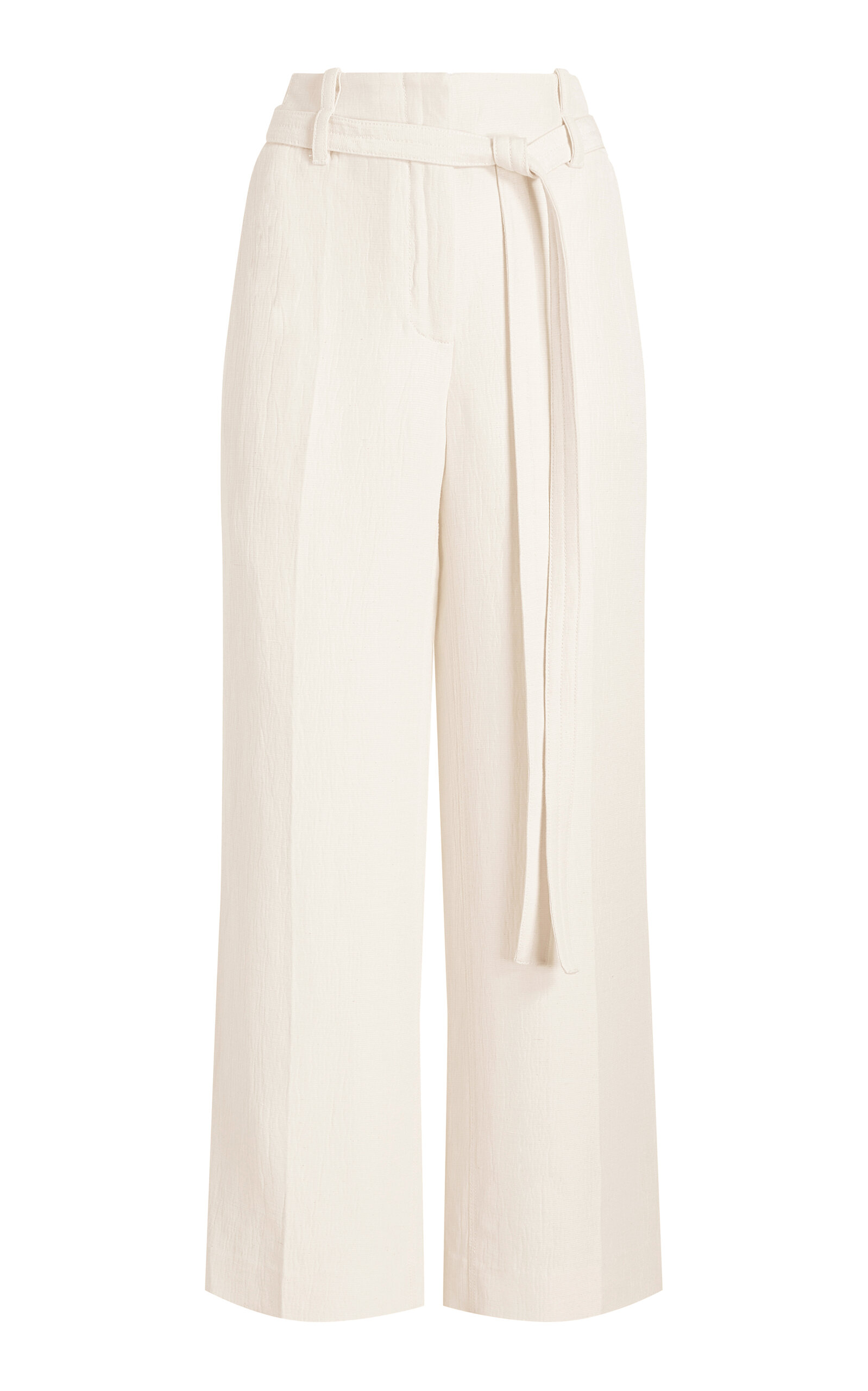Proenza Schouler Maggi Cotton-Linen Wide-Leg Pants