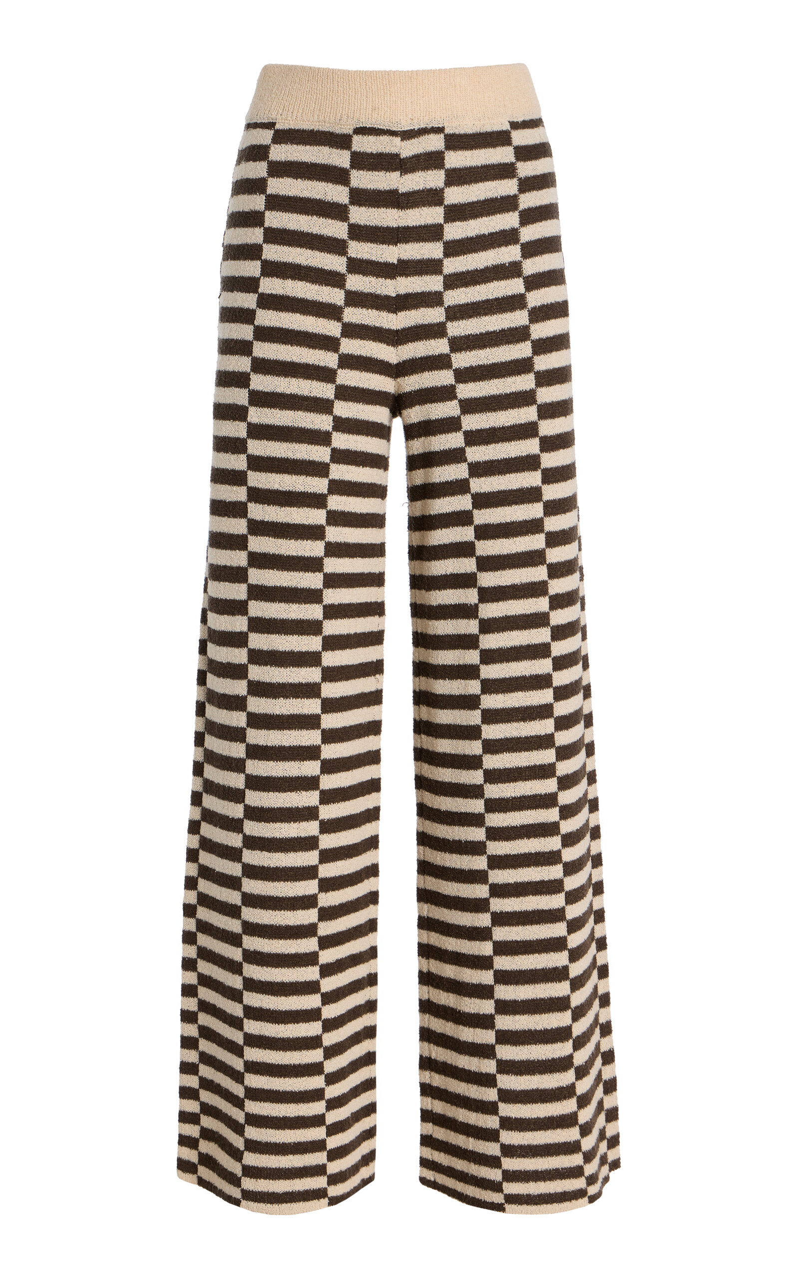 Textured-Knit Cotton-Blend Pants