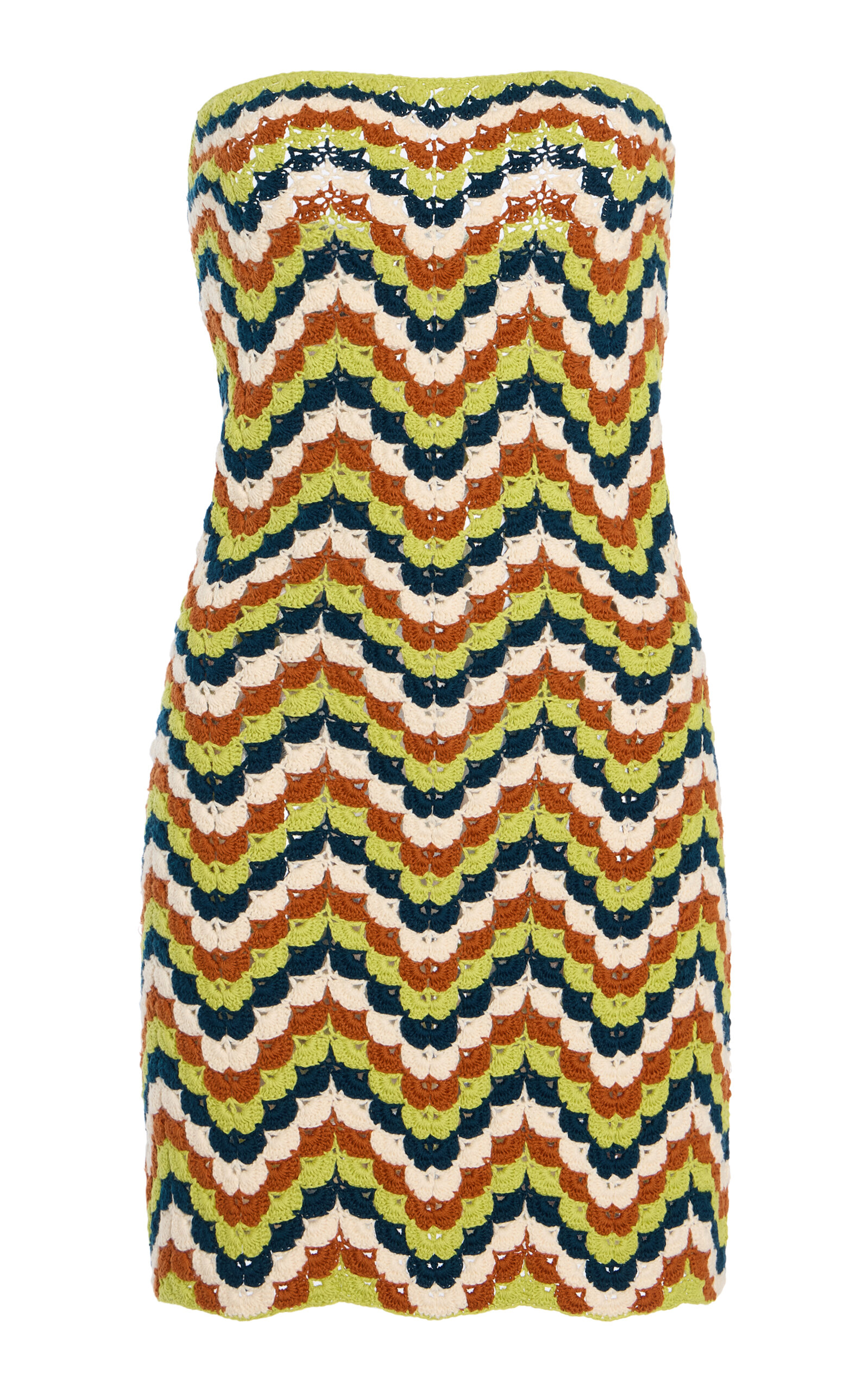 ESCVDO Marea Strapless Knitted Mini Dress - Multi