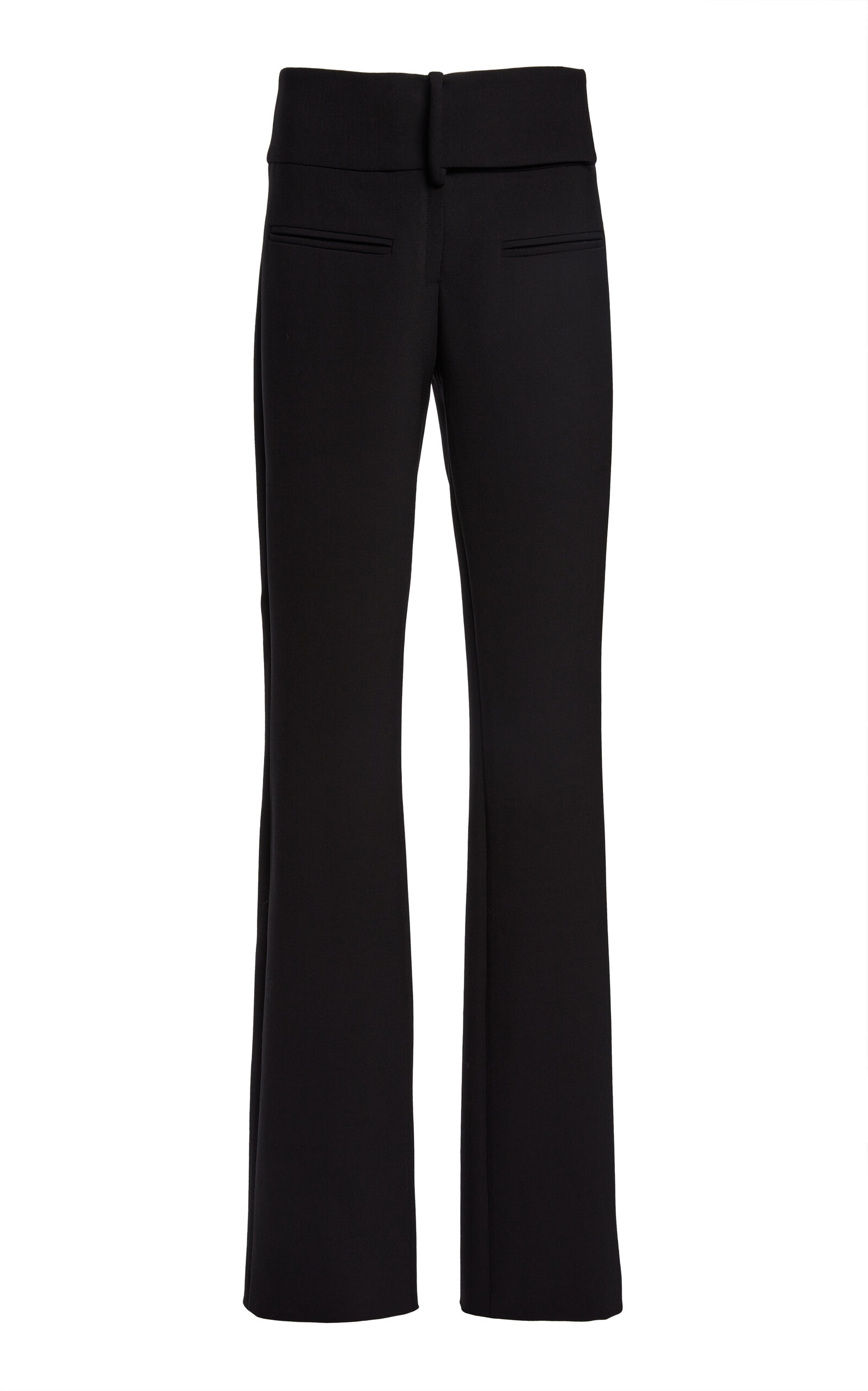 Courrèges Heritage Polywool Bootcut Pants - Black