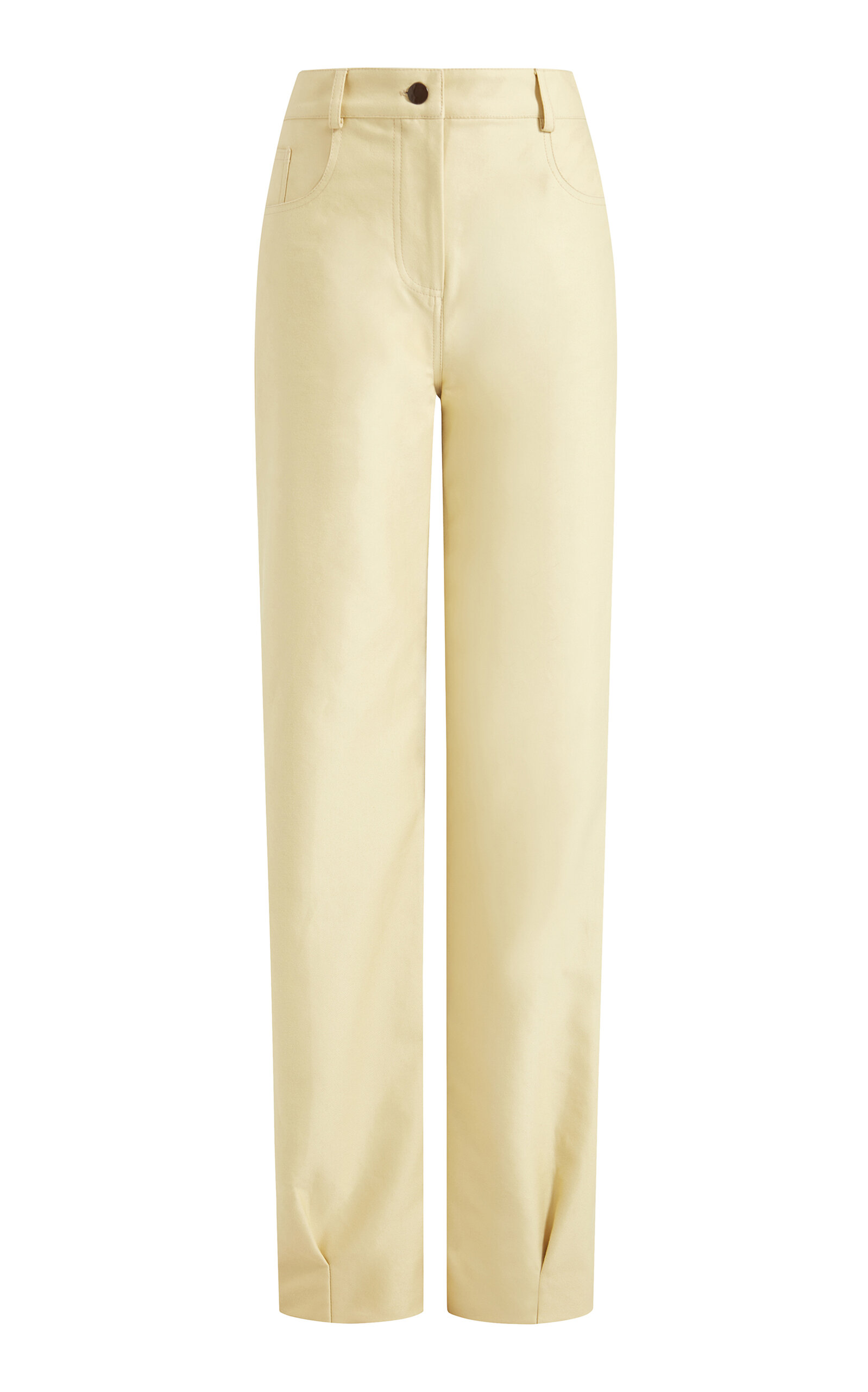 Armine Cotton High-Rise Straight-Leg Jeans