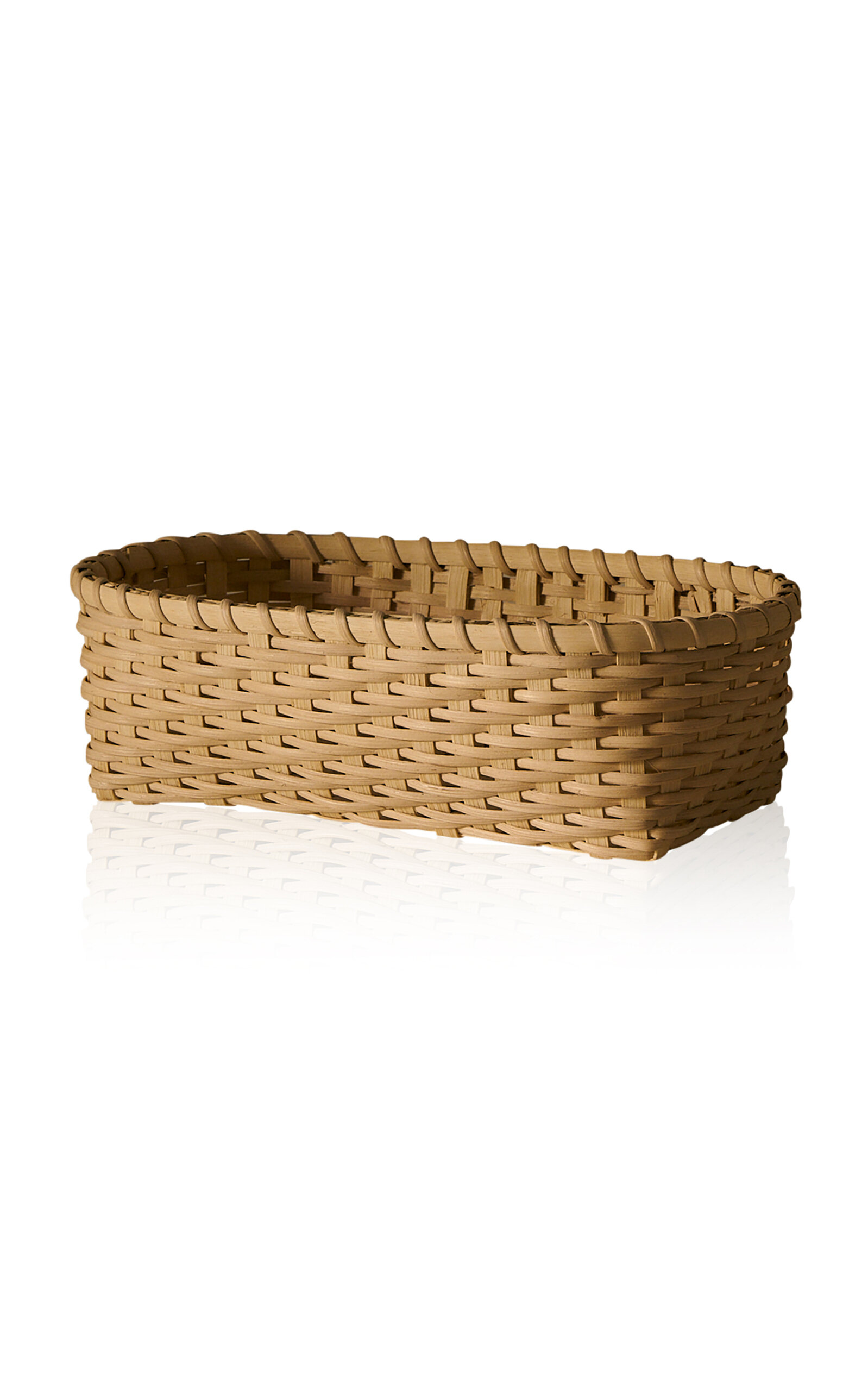 UNDERWATER WEAVING STUDIO Herringbone Bread Rattan Basket - Neutral