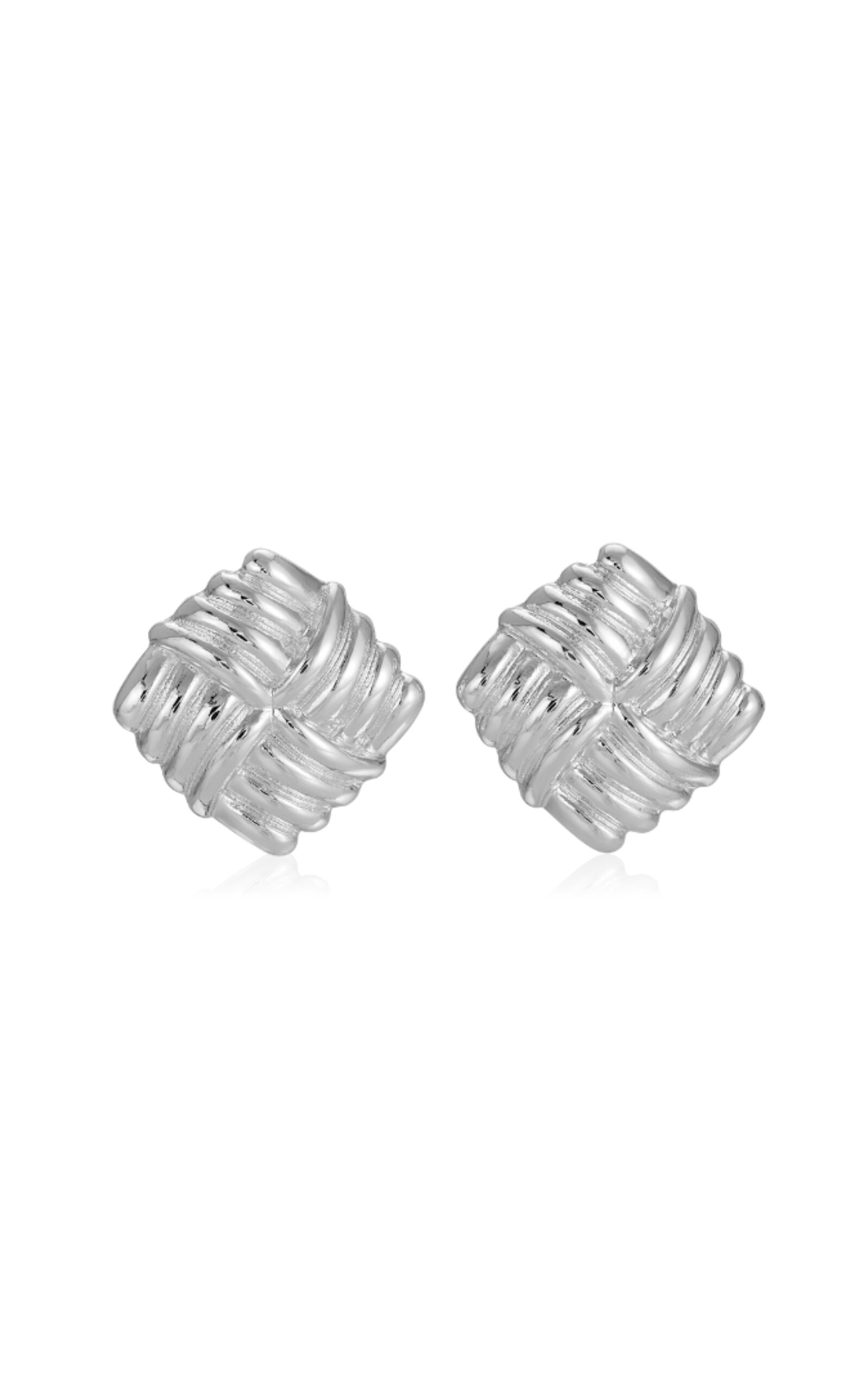 Heaven Mayhem Wind Earrings Silver In White