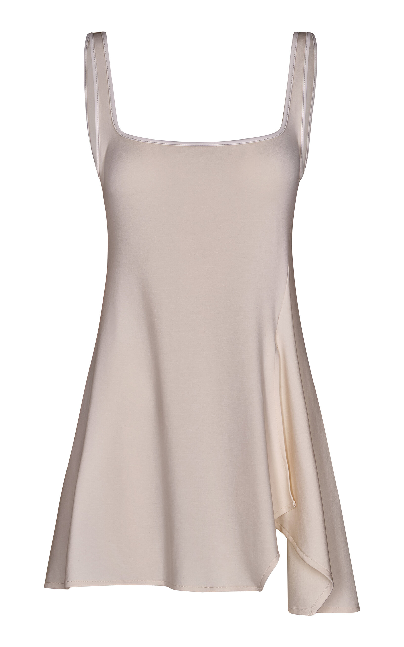 Johanna Ortiz Moorish Tencel Jersey Tank Top In Off-white