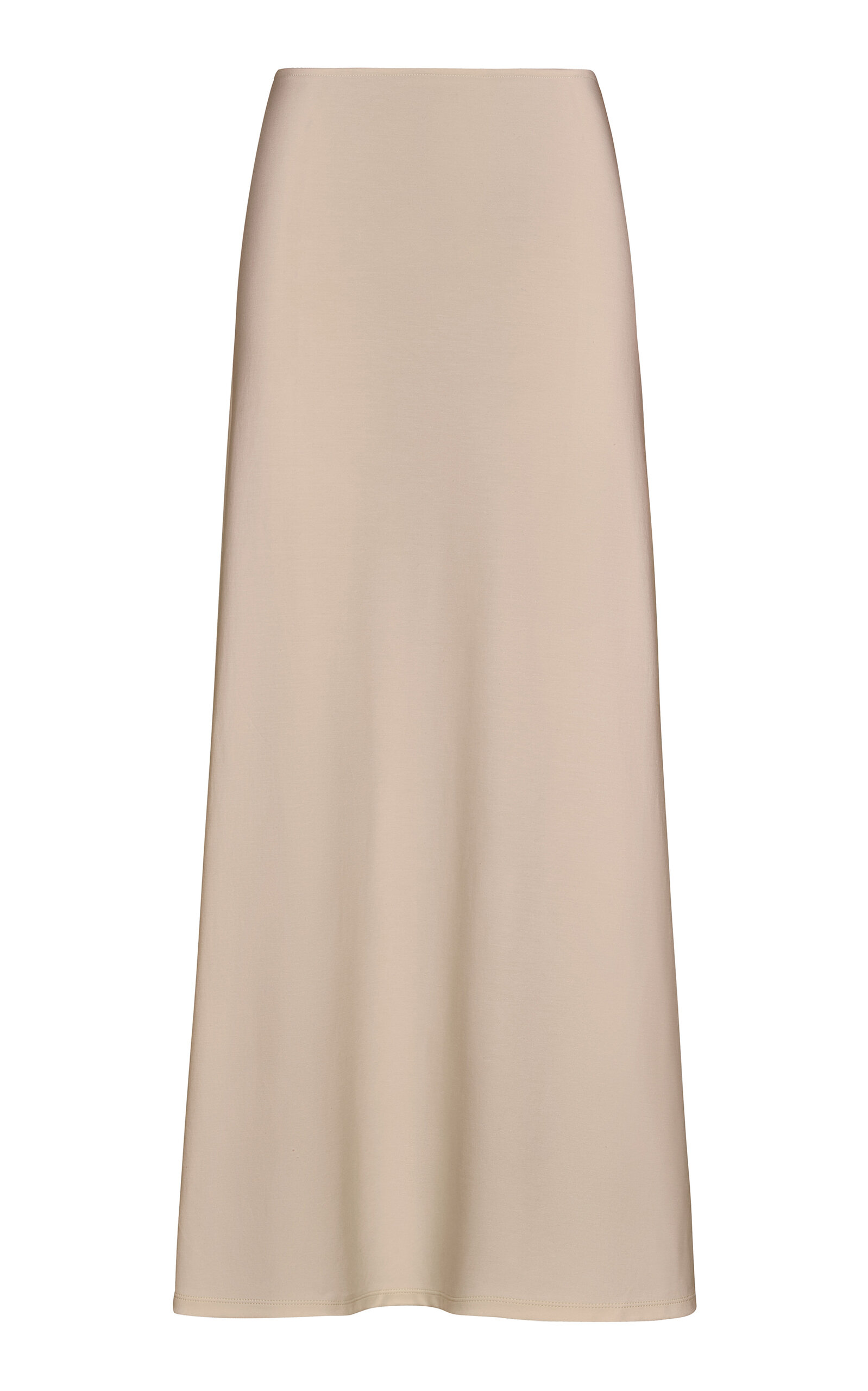 Johanna Ortiz Traditional Seville Tencel Jersey Midi Skirt - Off-White