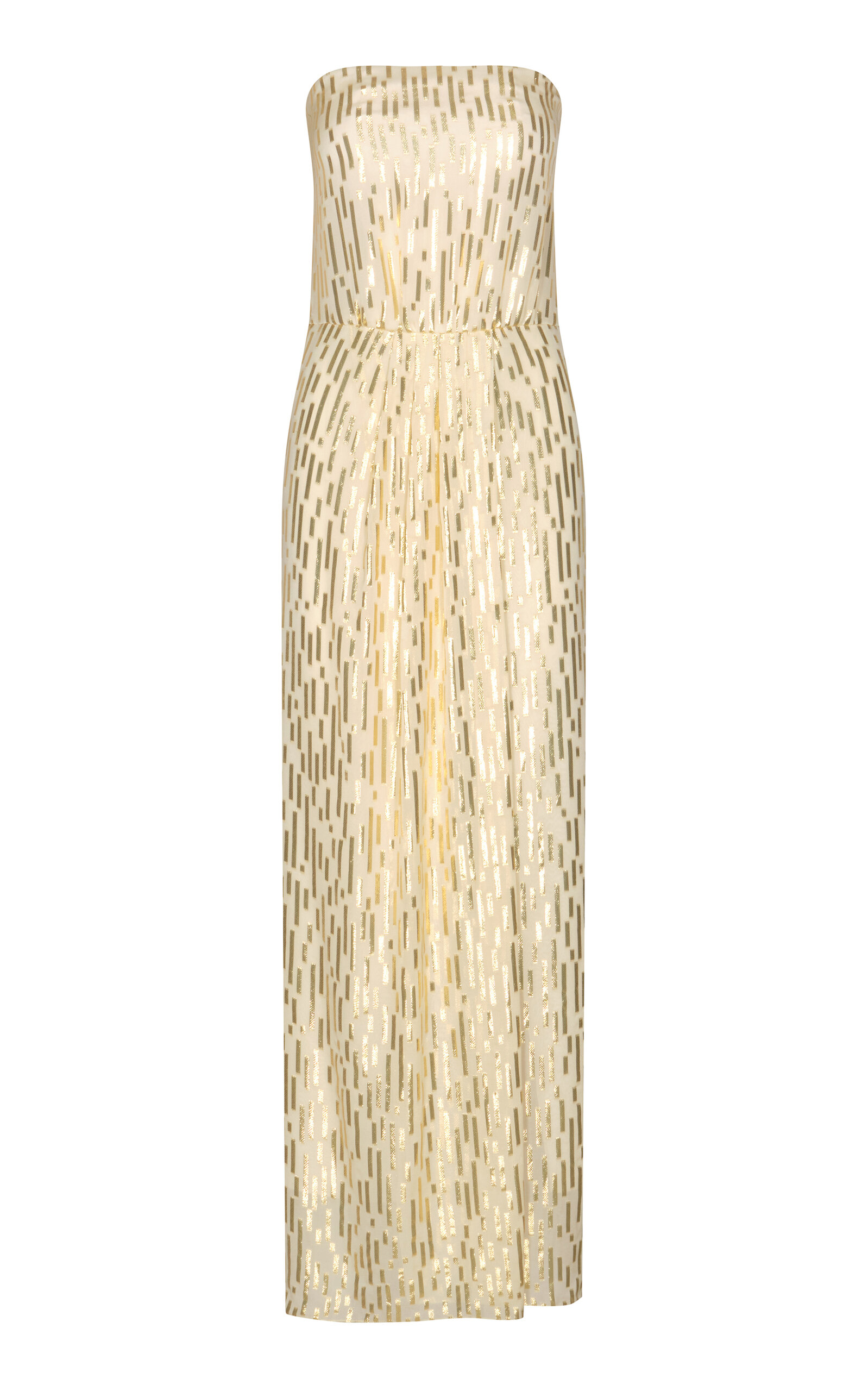 El Bohemio Sequined Silk Maxi Dress