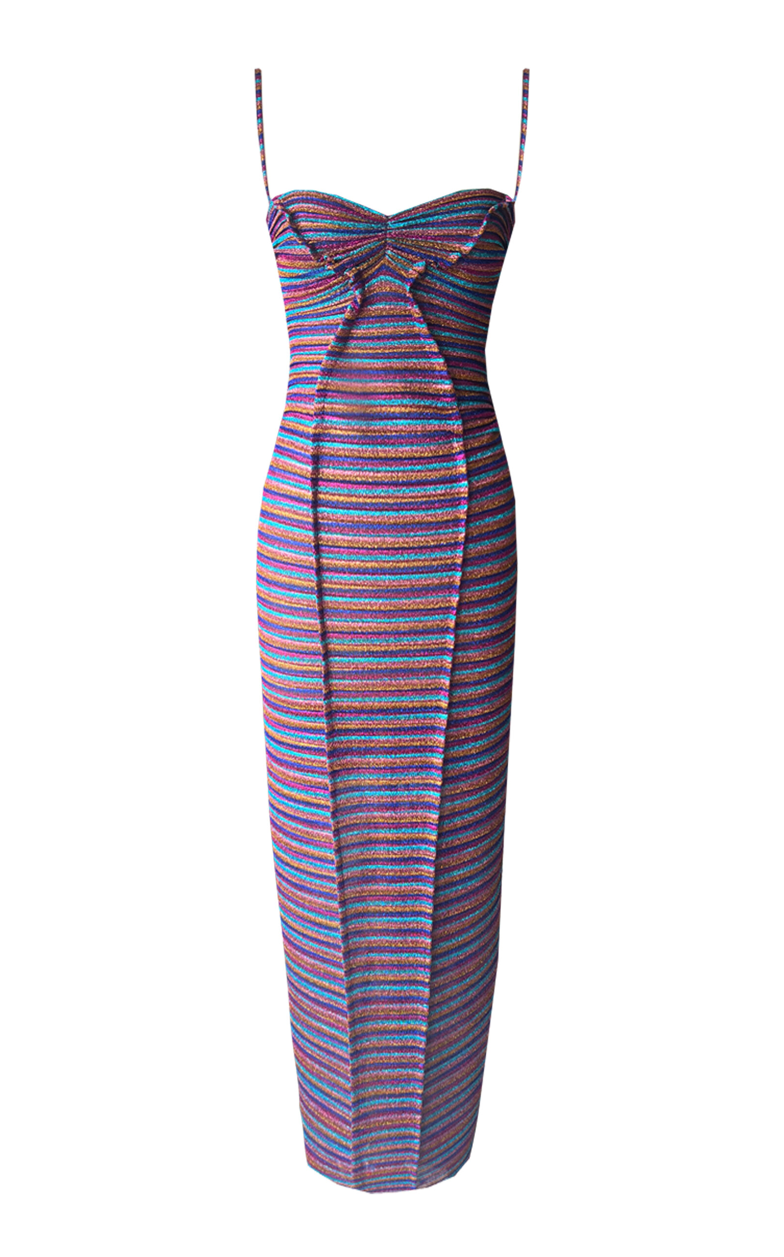 GEORGIA HARDINGE Exclusive The Prism Striped Midi Dress
