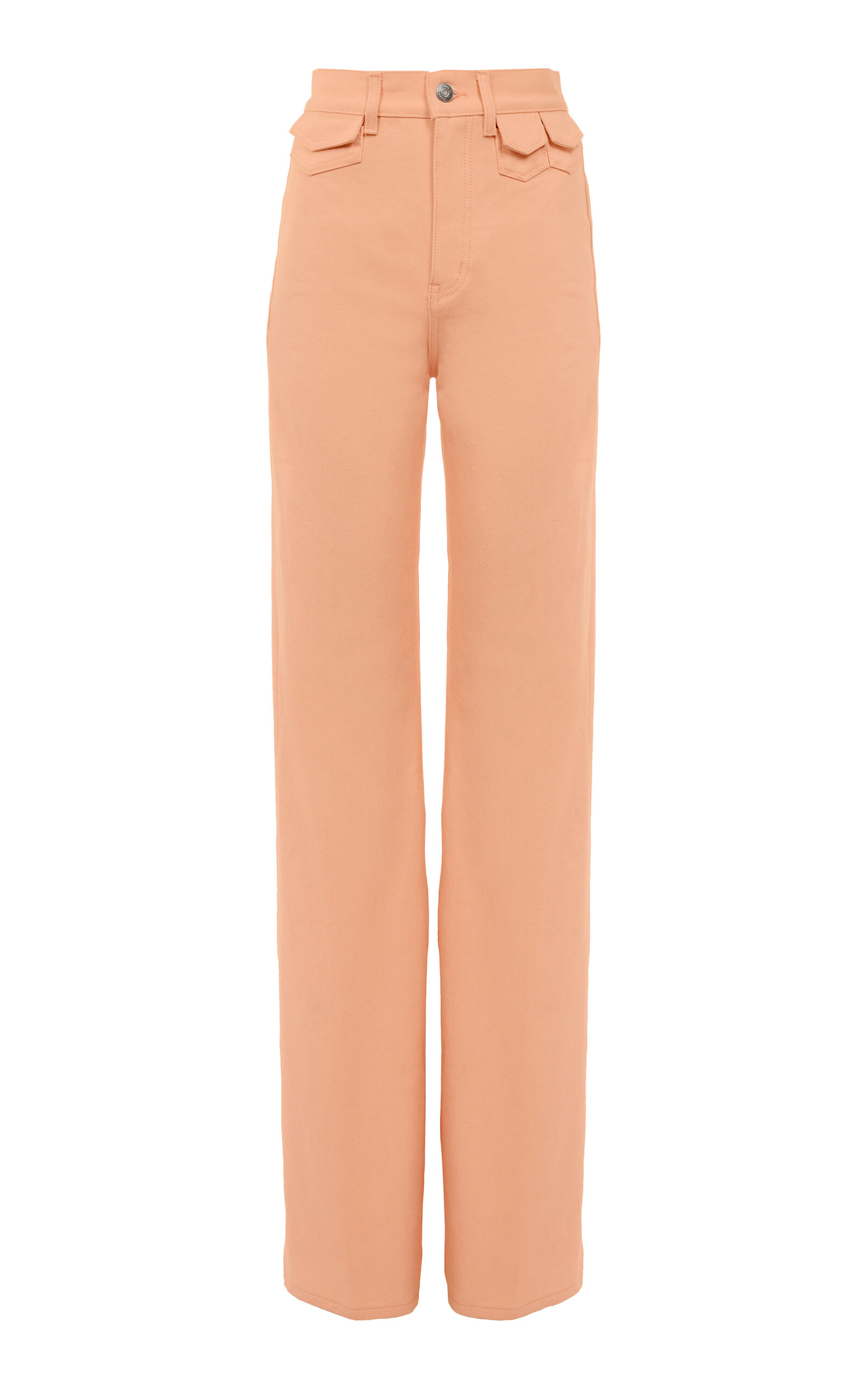 Chloé Flared Jeans In Pink