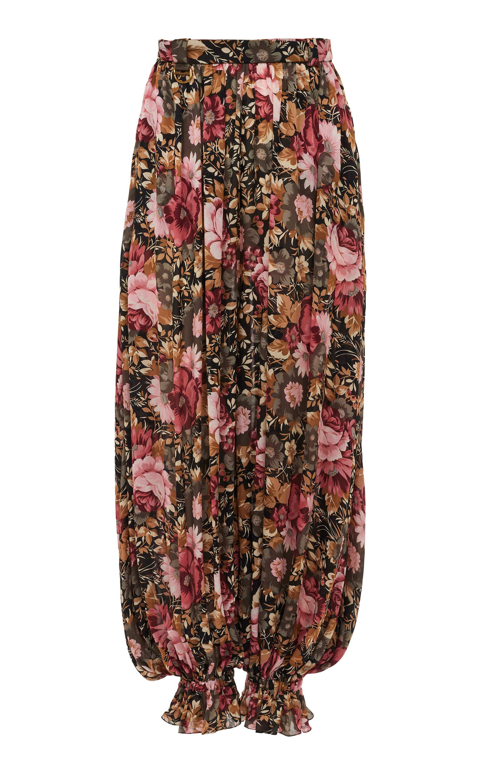 Chloé Organic Silk Charmeuse Balloon Pants