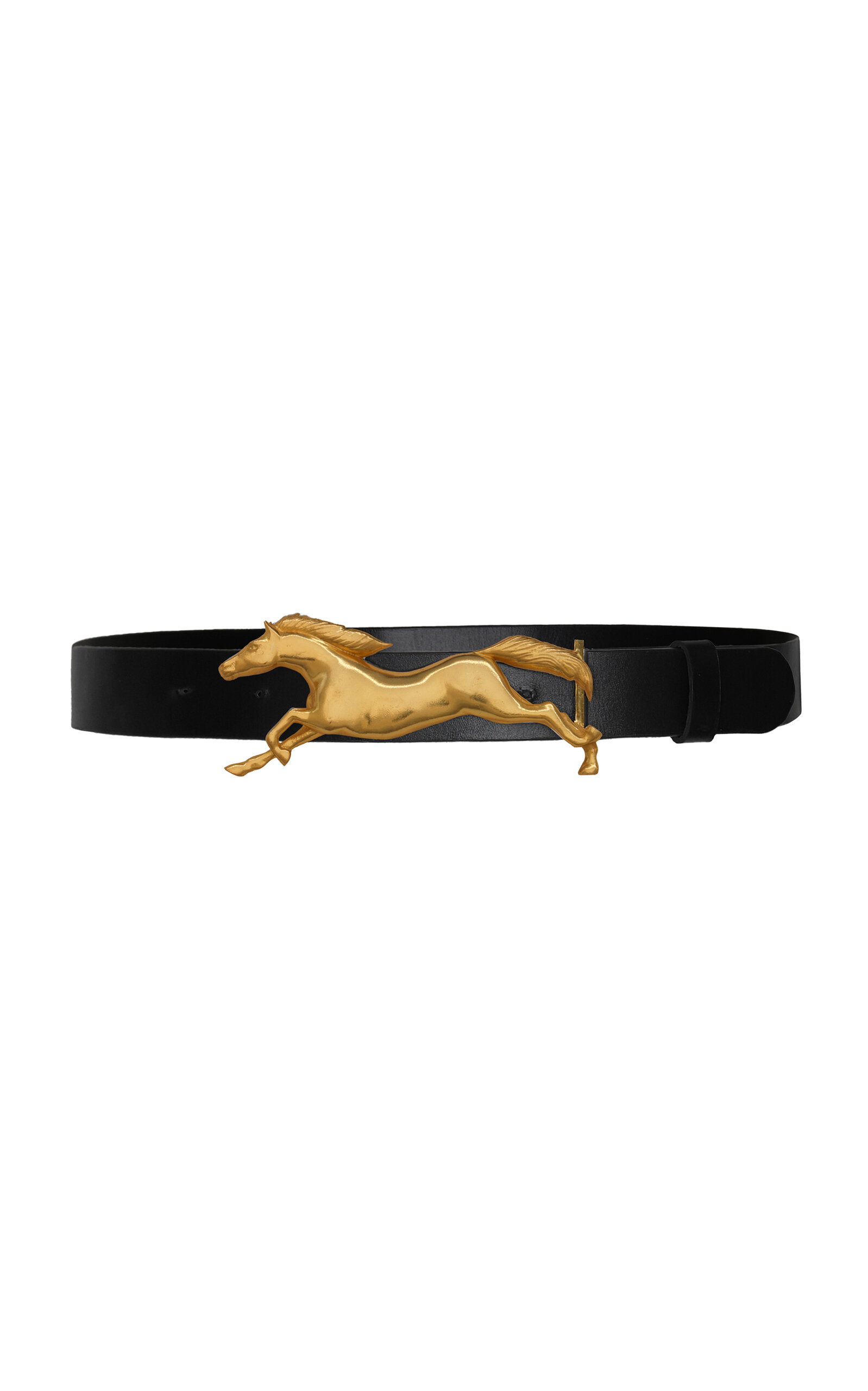 Johanna Ortiz Iconic Imagery Leather Belt - Black