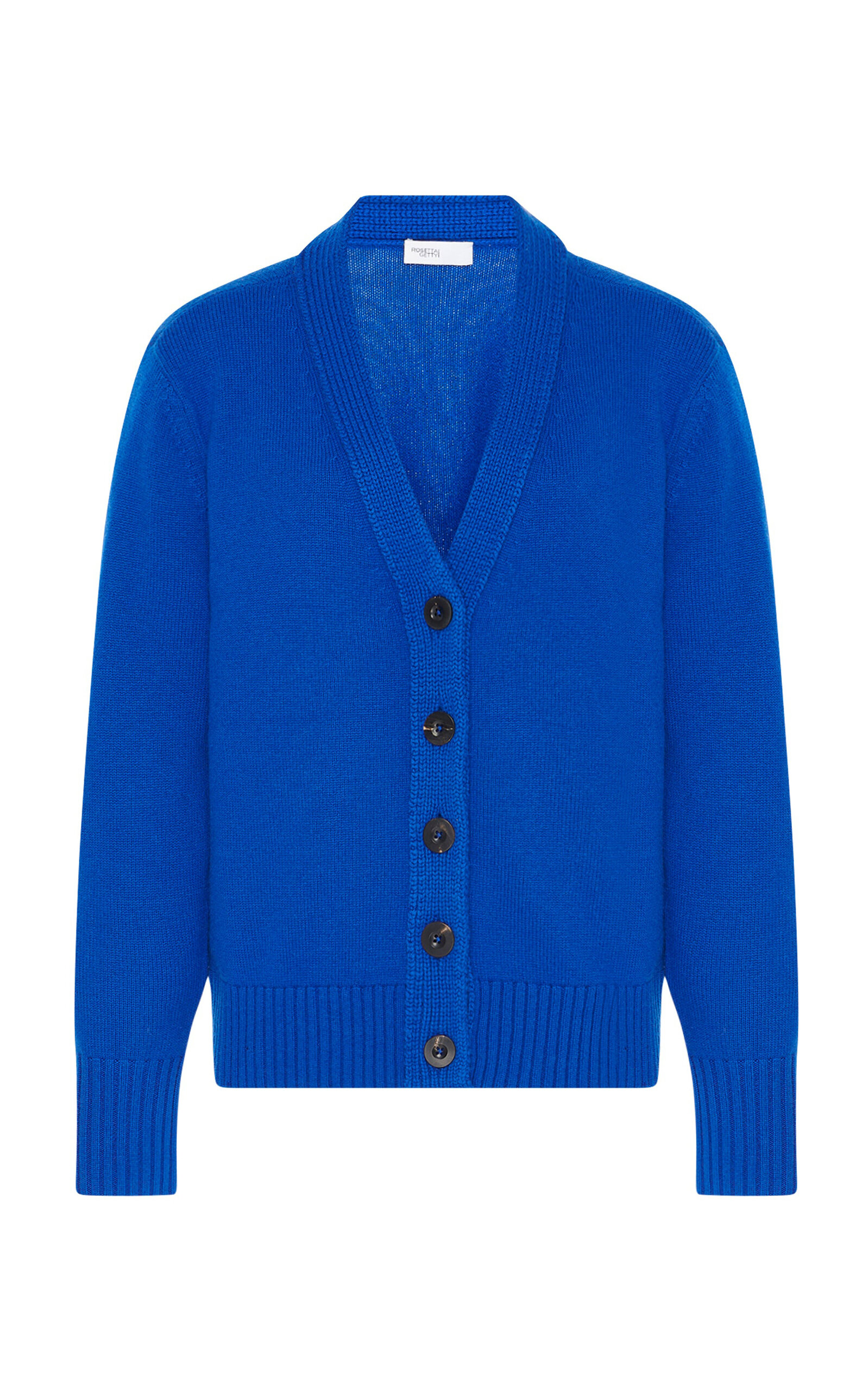 ROSETTA GETTY WOOL-CASHMERE CARDIGAN