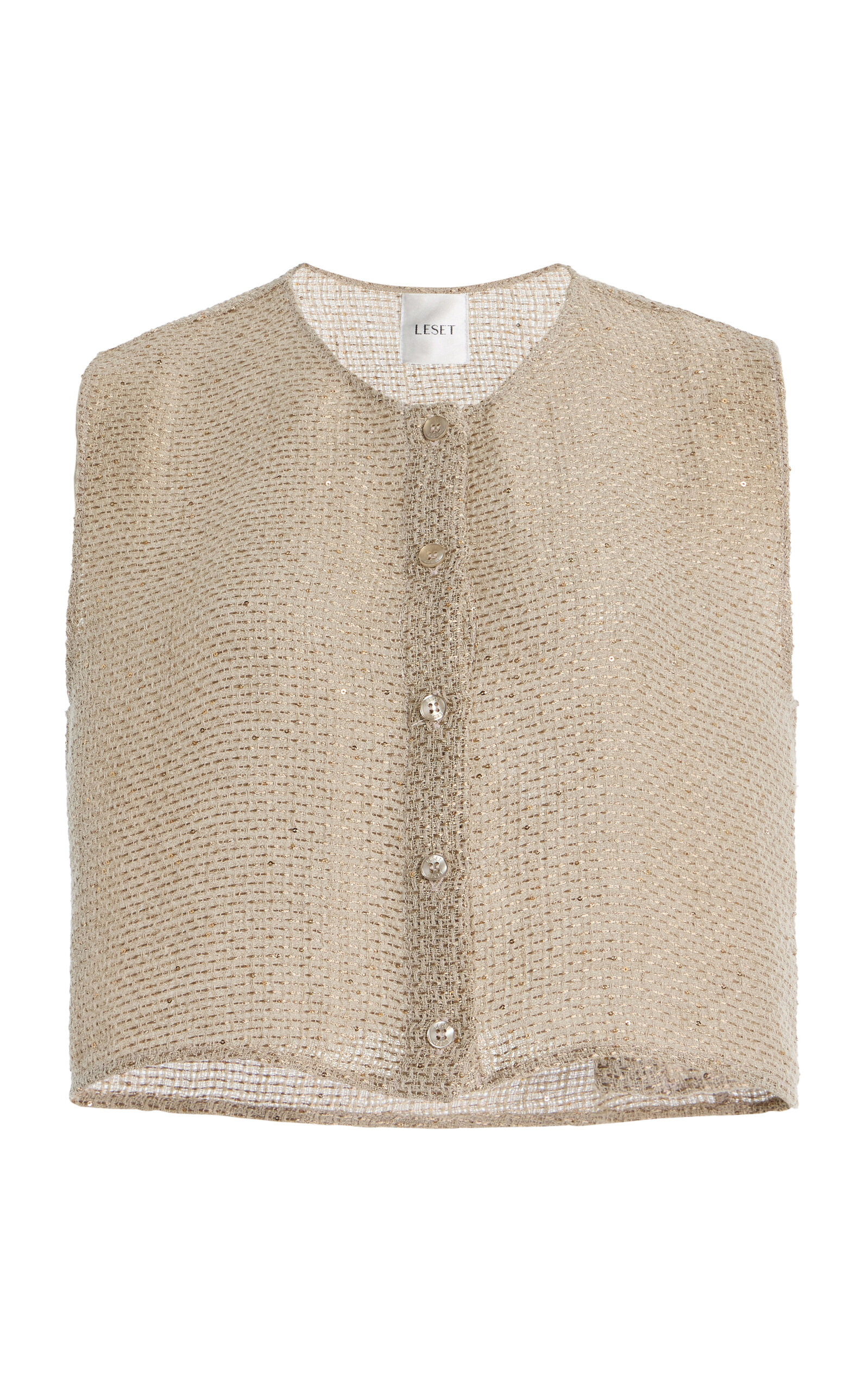 Stella Linen-Blend Vest