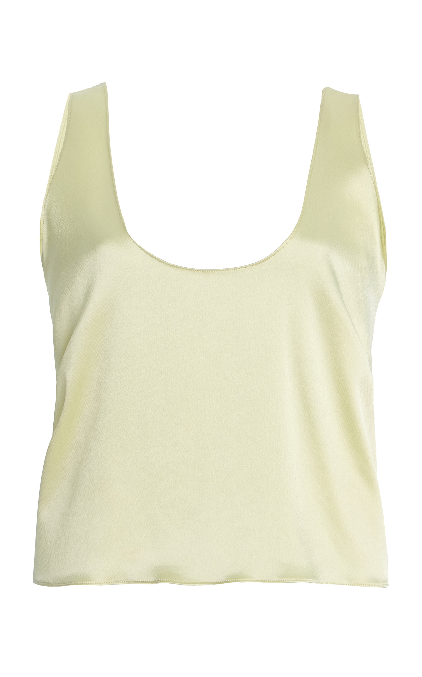 Leset Barb Satin Tank Top