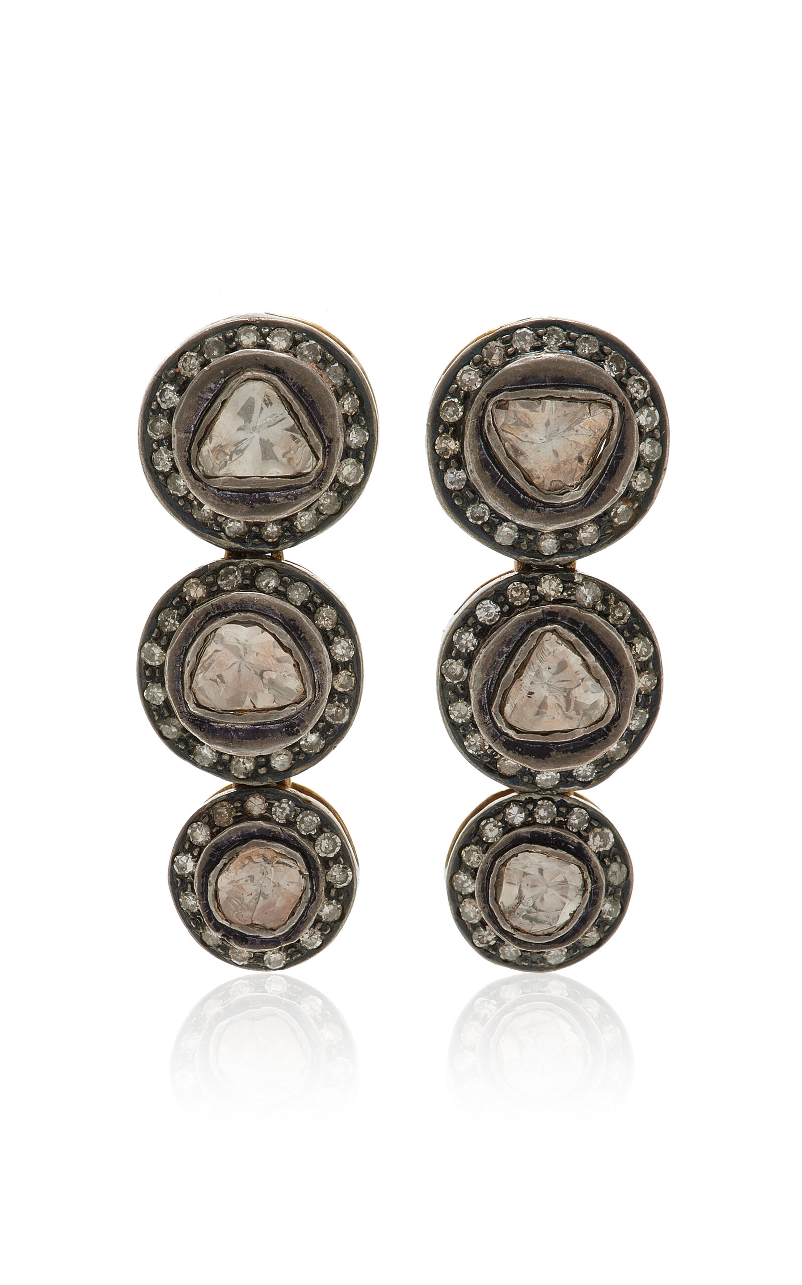 Amrapali One-of-a-Kind Jaipur 14K Yellow Gold Diamond Earrings - Gold - OS - Moda Operandi