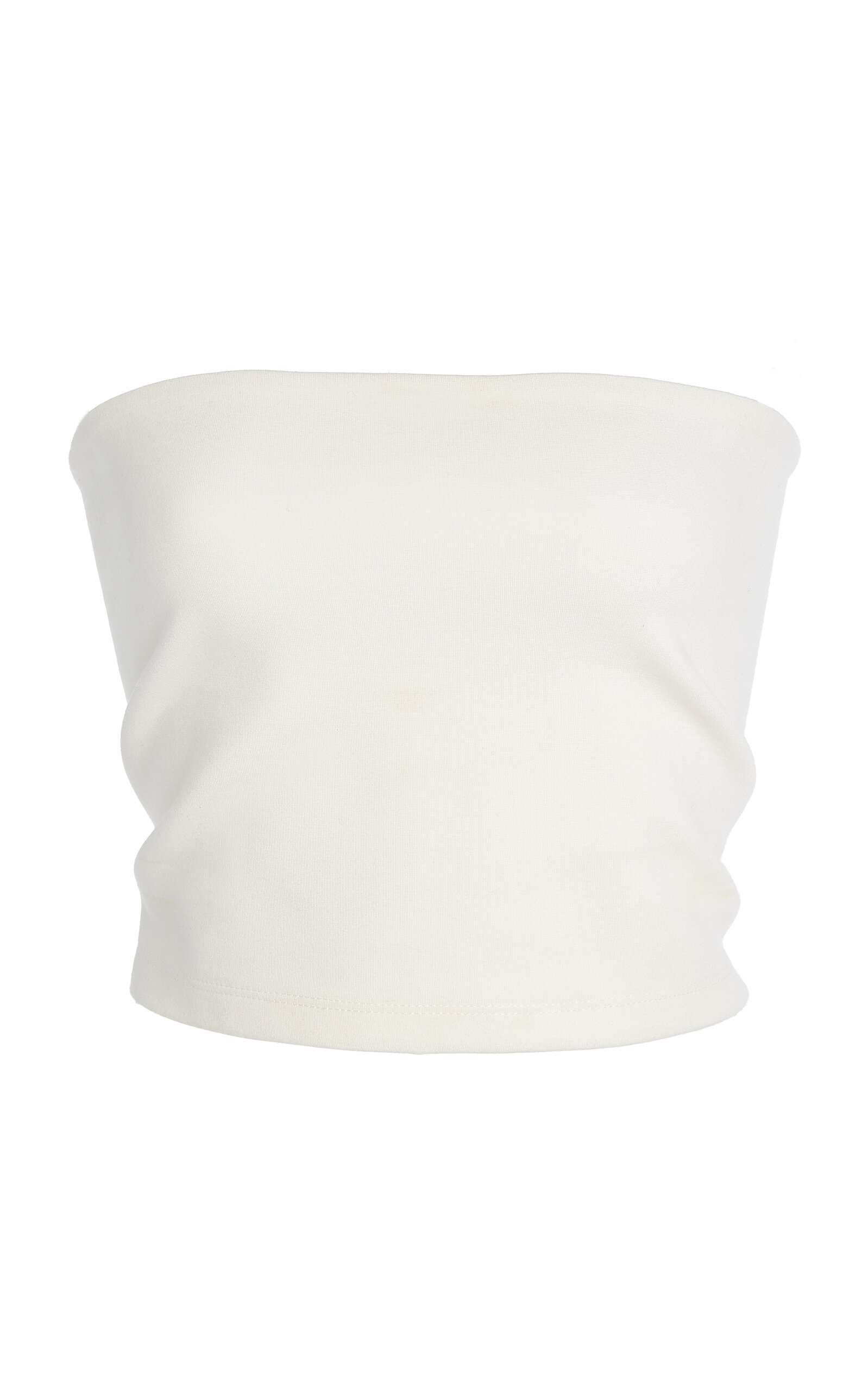 Leset Rio Jersey Bandeau Top - White - XS