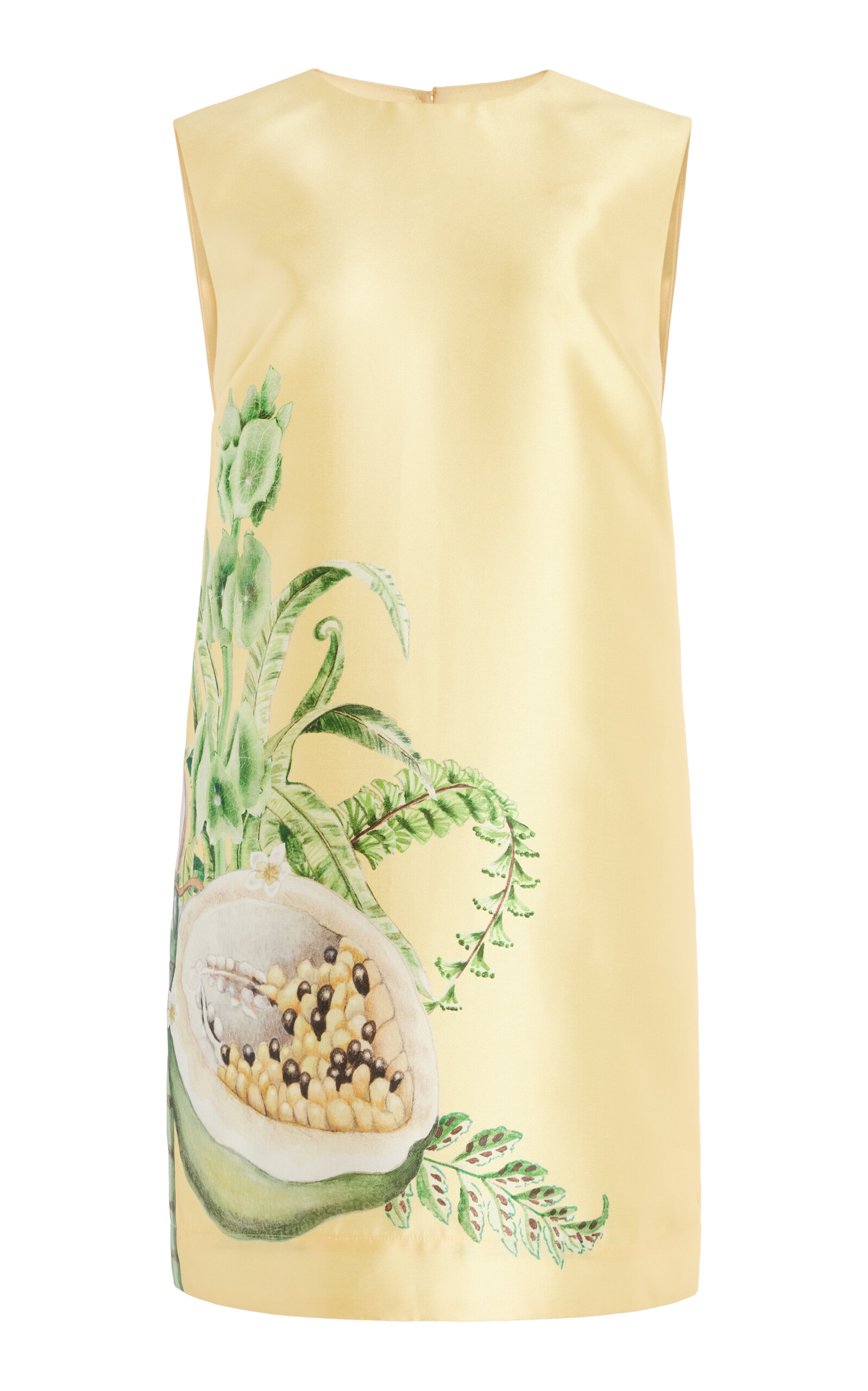 ALEMAIS Sol Satin Crepe Mini Dress