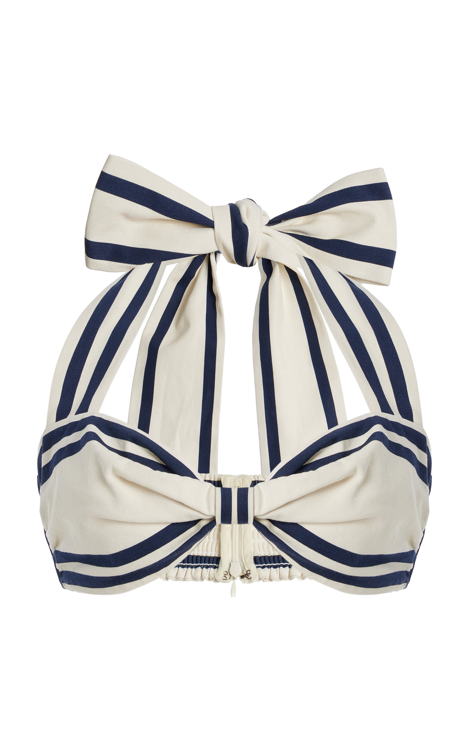 ALEMAIS Marine Cotton Bralette - Ivory