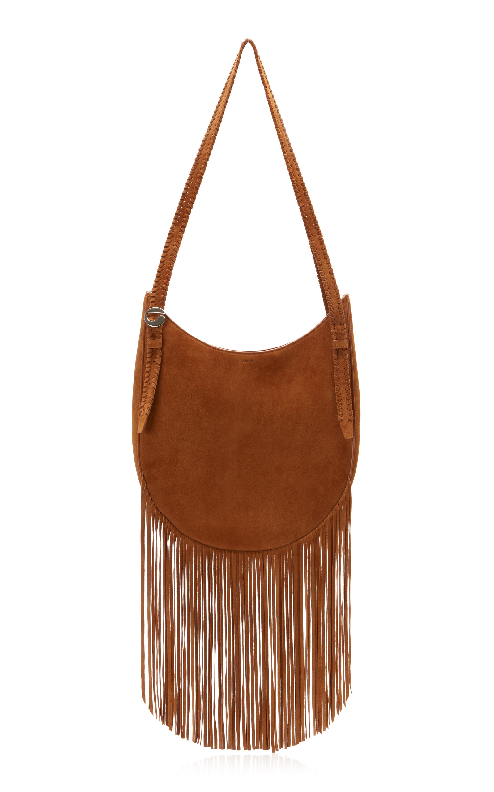 Coperni Suede Fringed Hobo Bag