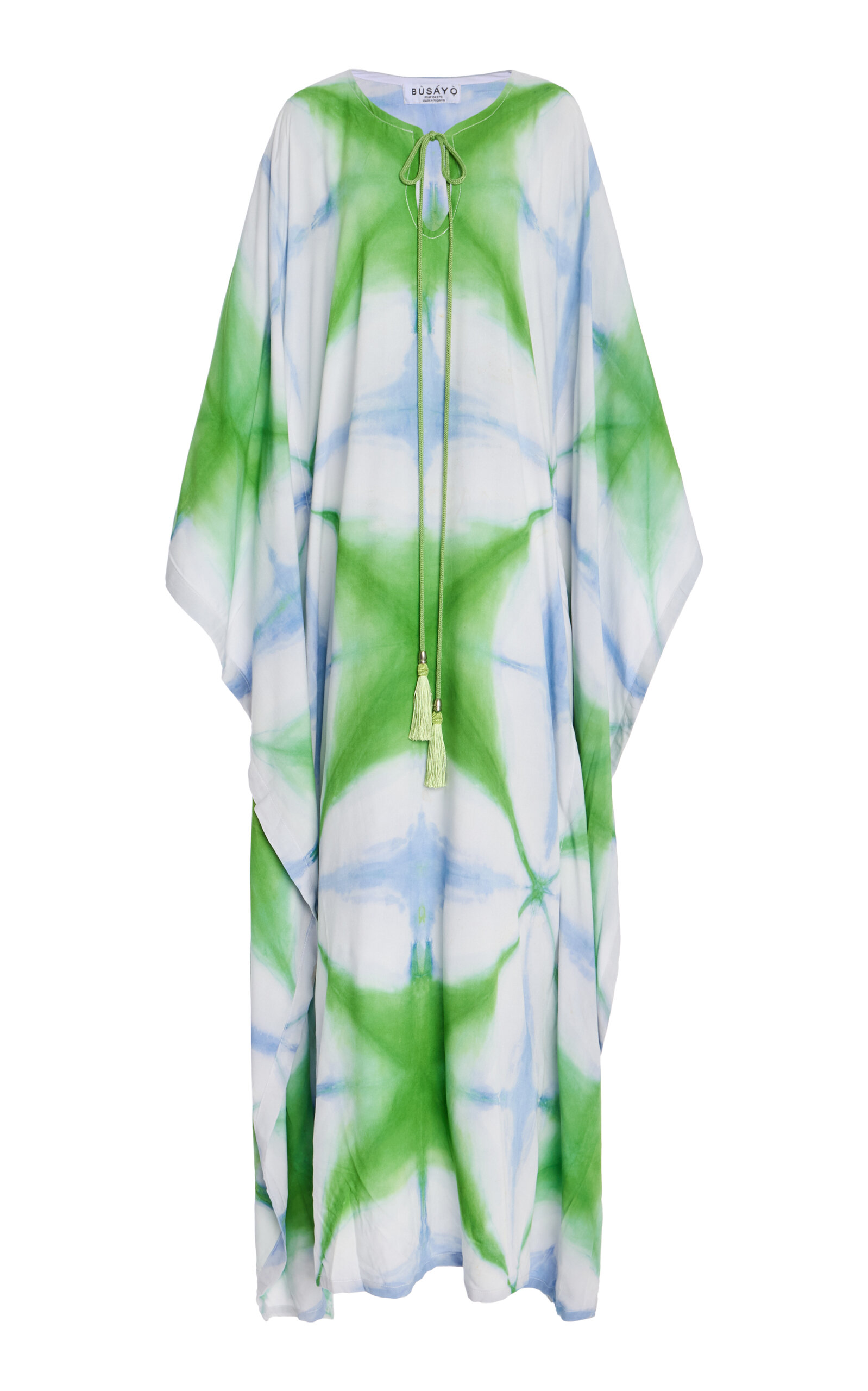 Busayo Adu Printed Cotton Maxi Dress - Multi - XS