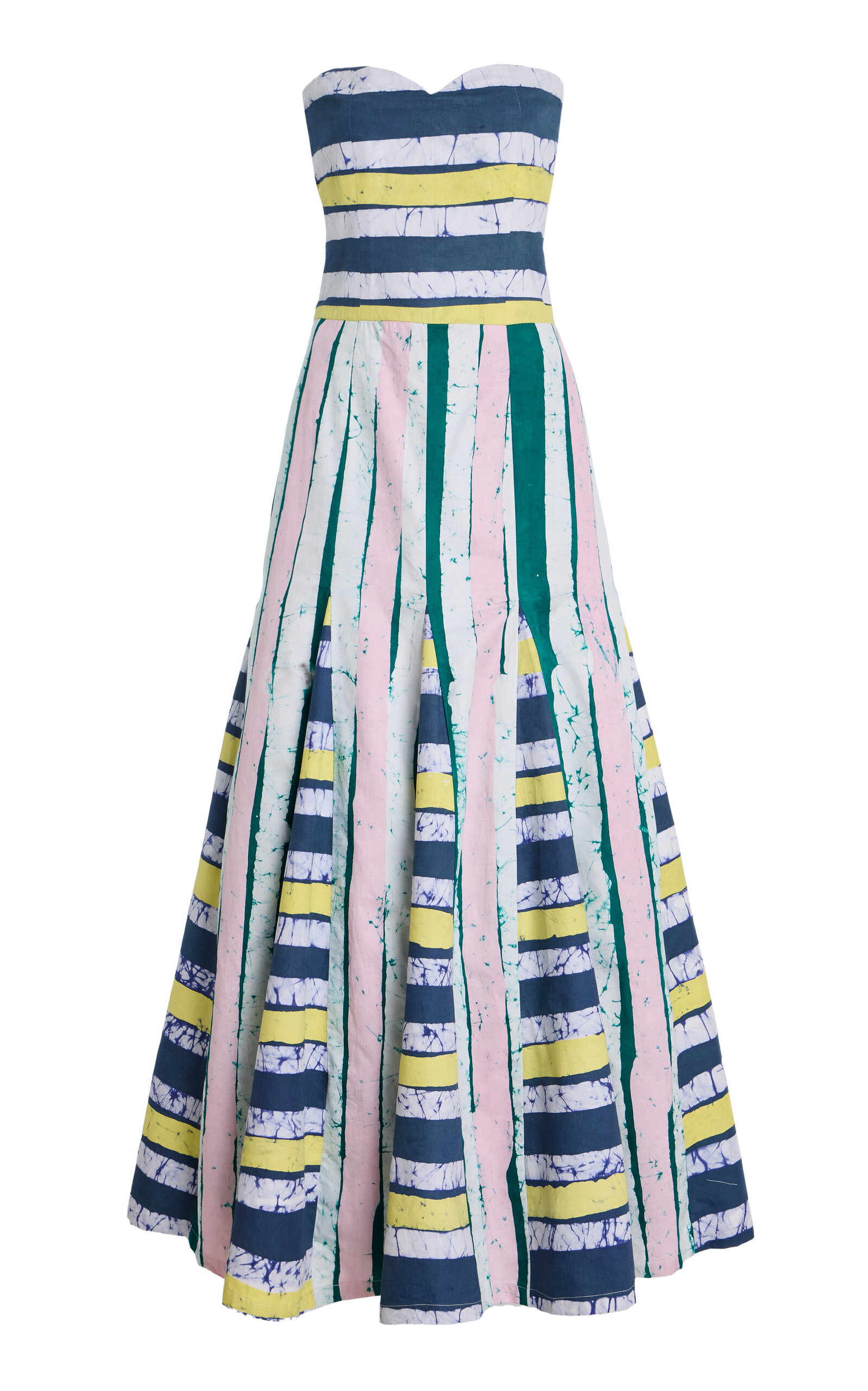 Busayo Temide Cotton Maxi Dress In Multi