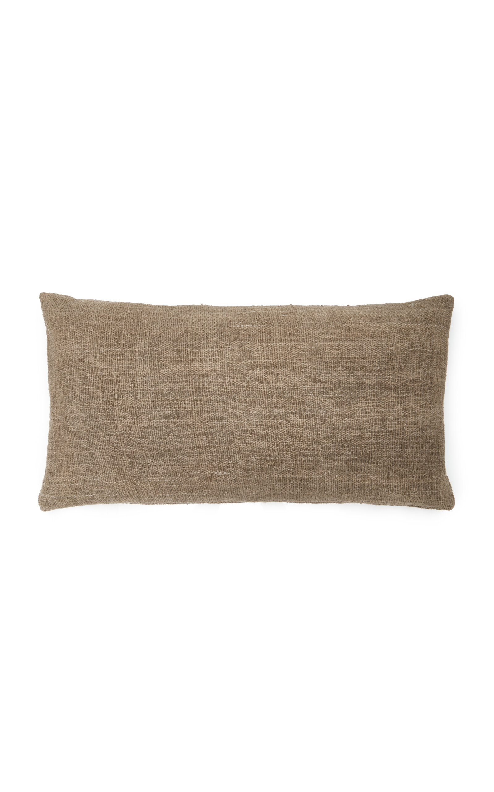 Jenni Kayne Luna Woven Lumbar Pillow In Light Grey