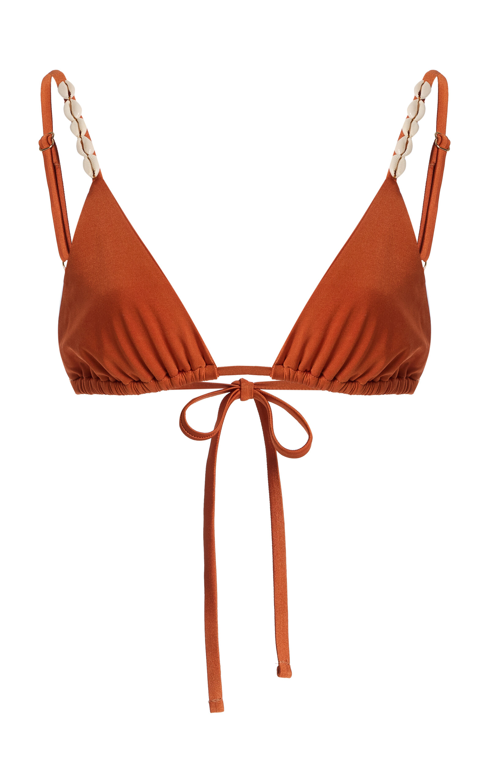 Cowries-Detailed Bikini Top