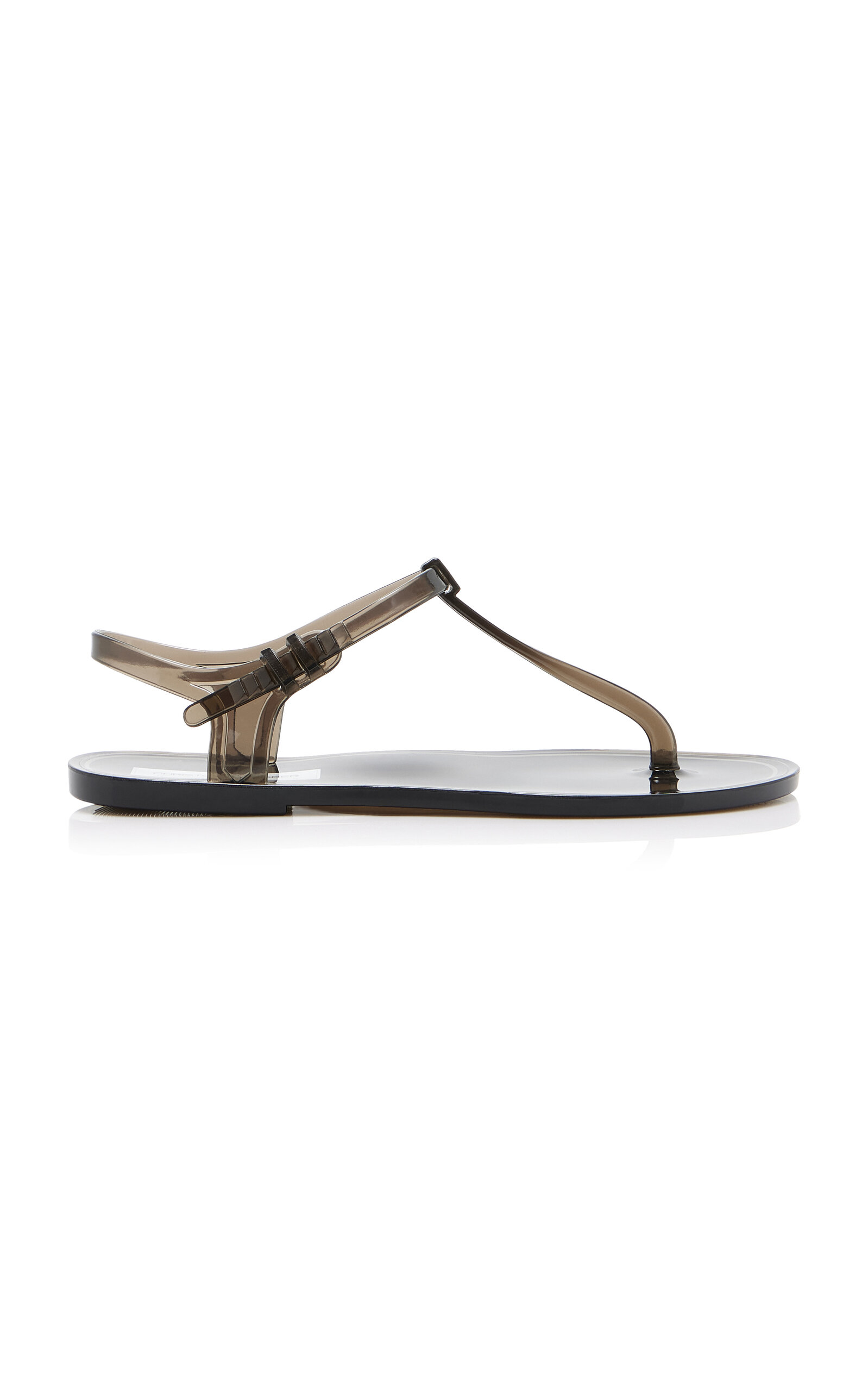 Christopher Esber Billi T-bar Pvc Sandals In Black