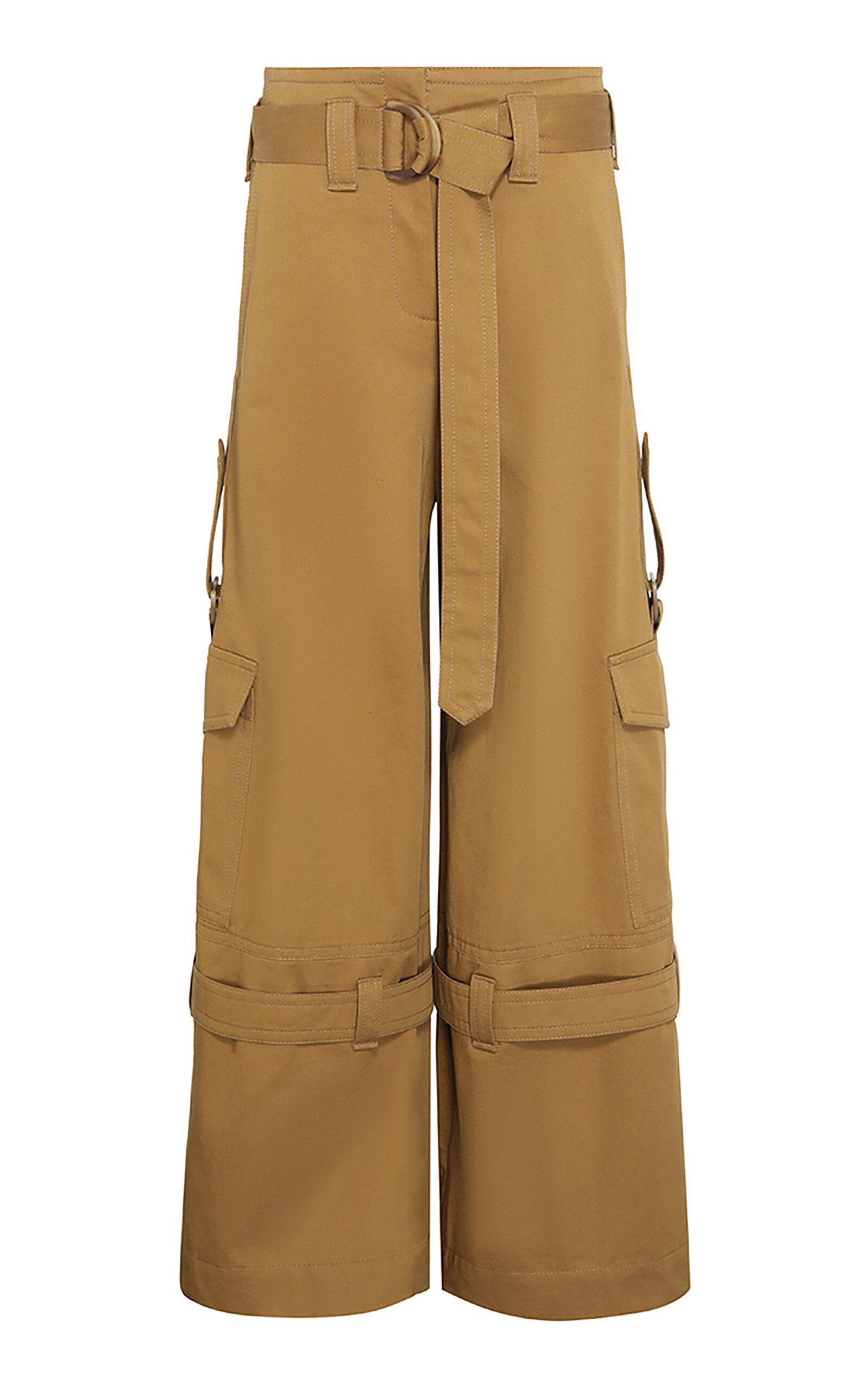 Zimmermann Illuminate Cotton Cargo Pants - Tan - Women's Clothing