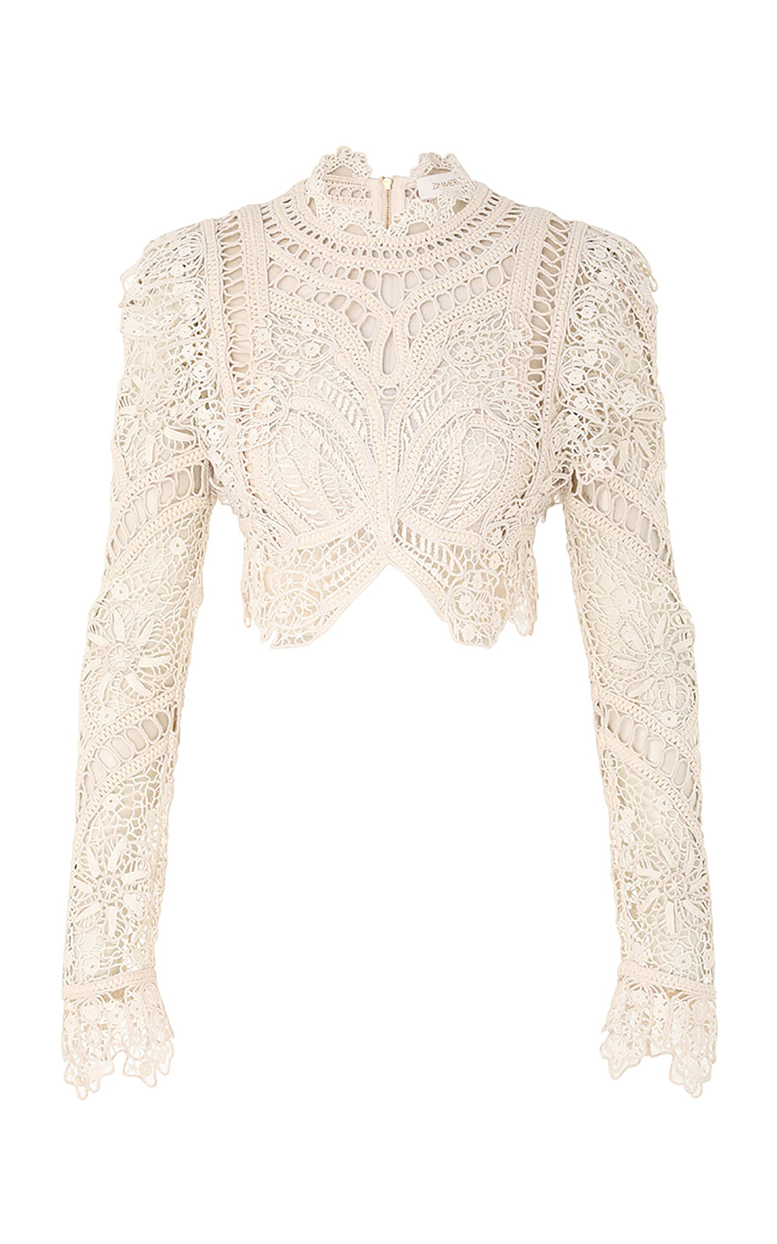 Zimmermann Illuminate Cornelli Bodice In Off-white