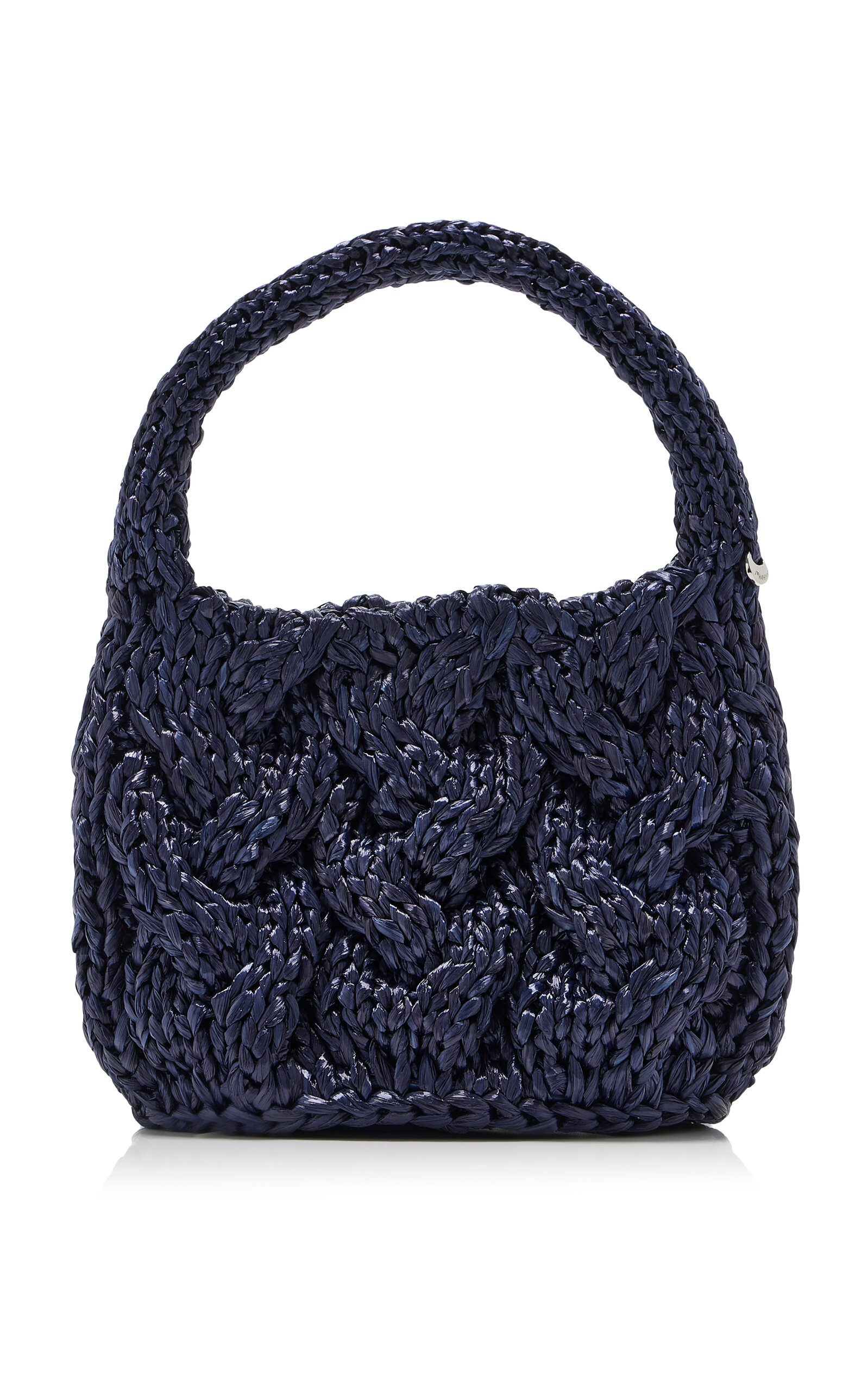 JW Anderson Small Cable-Knit Bag - Navy - OS