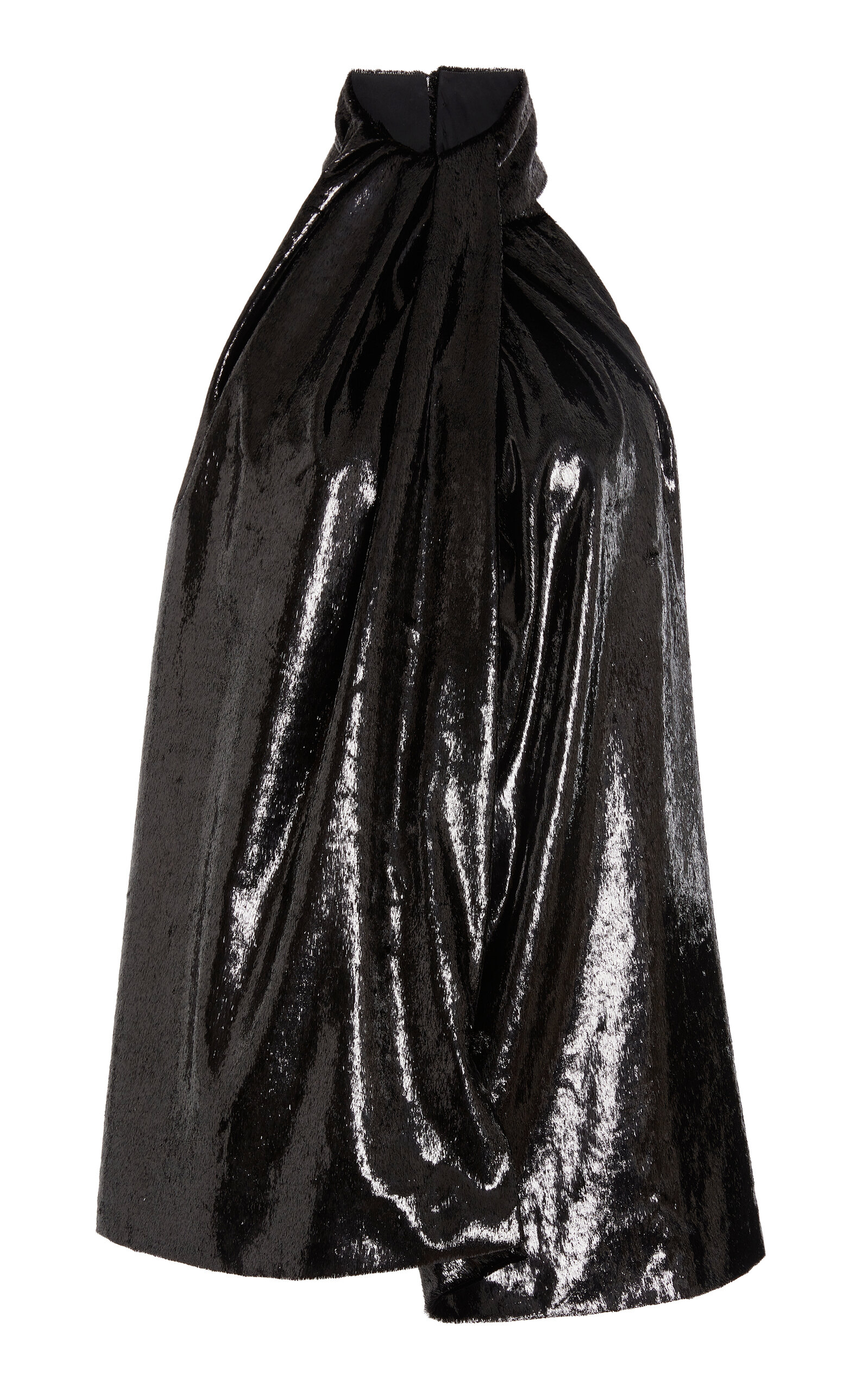 Stella Mccartney Velvet Halterneck Top In Black
