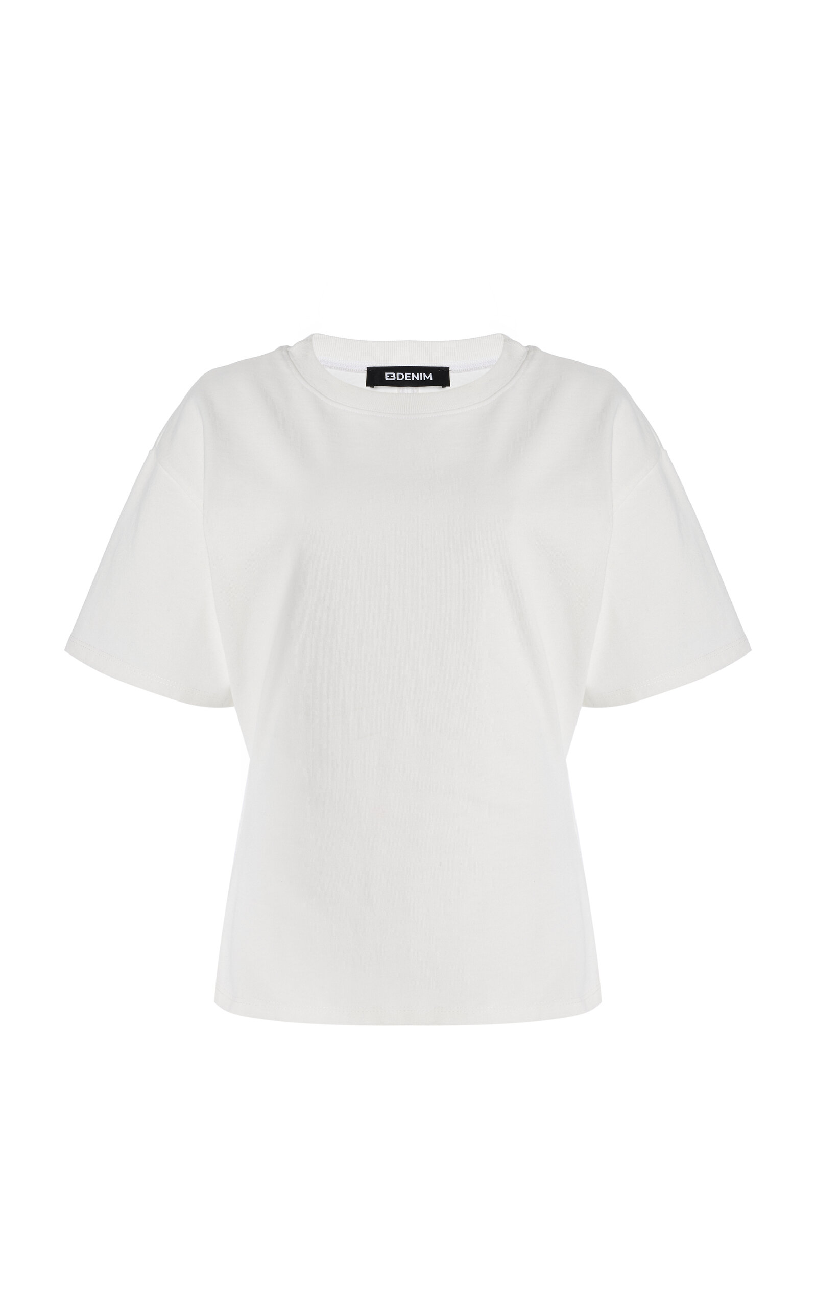 Eb Denim Eero Basic Crewneck T-shirt In White