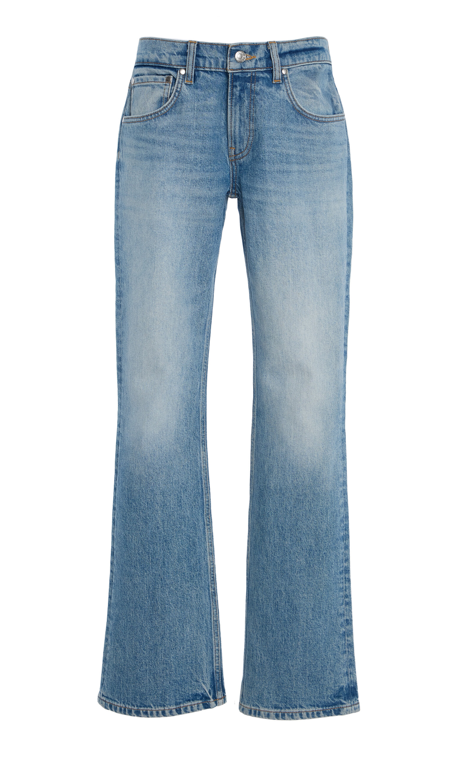 EB Denim Maria Stretch Mid-Rise Bootcut Jeans - Medium Wash