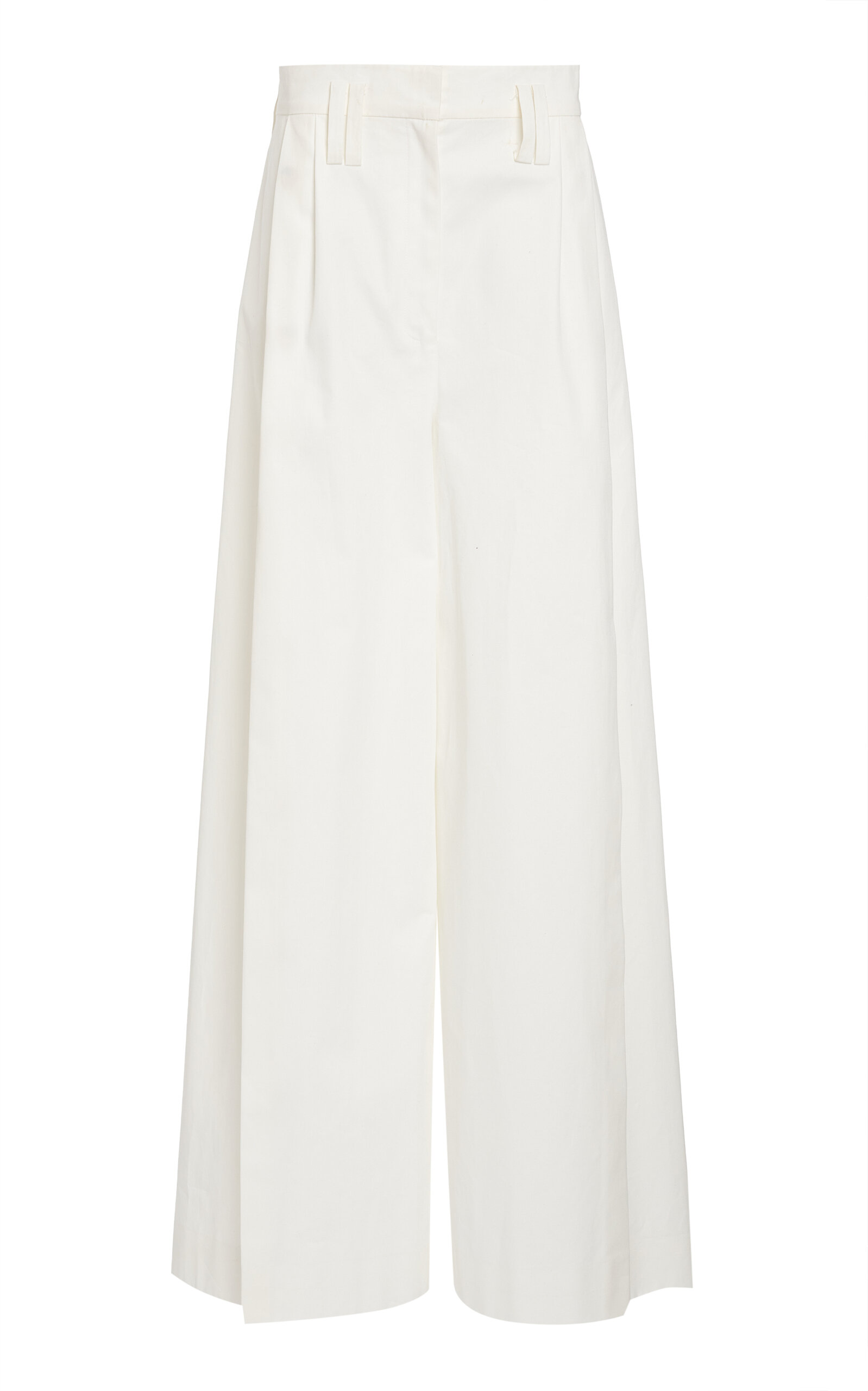 A.W.A.K.E. MODE Full Split Cotton Wide Leg Pants