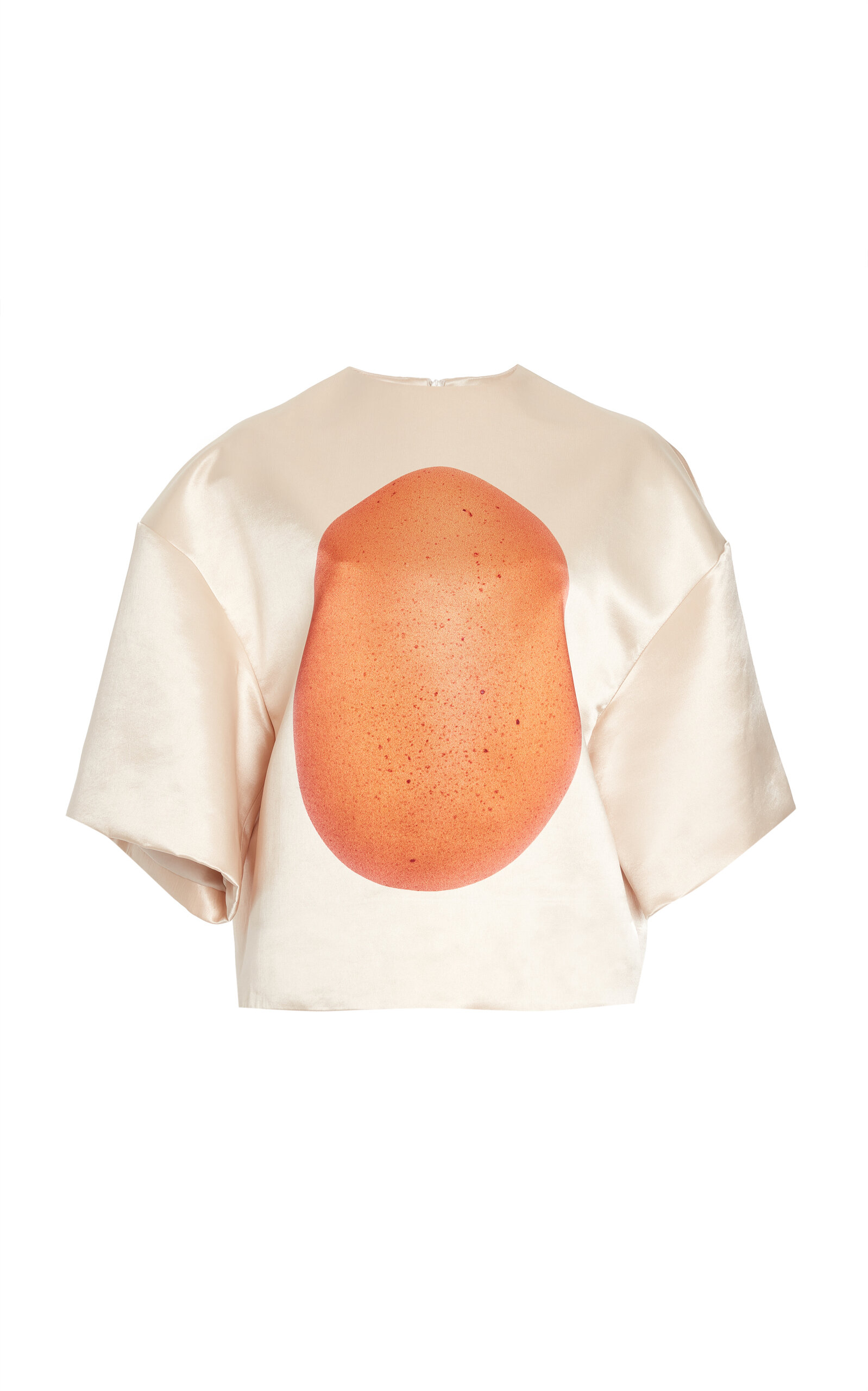 Boiled Egg Satin Top