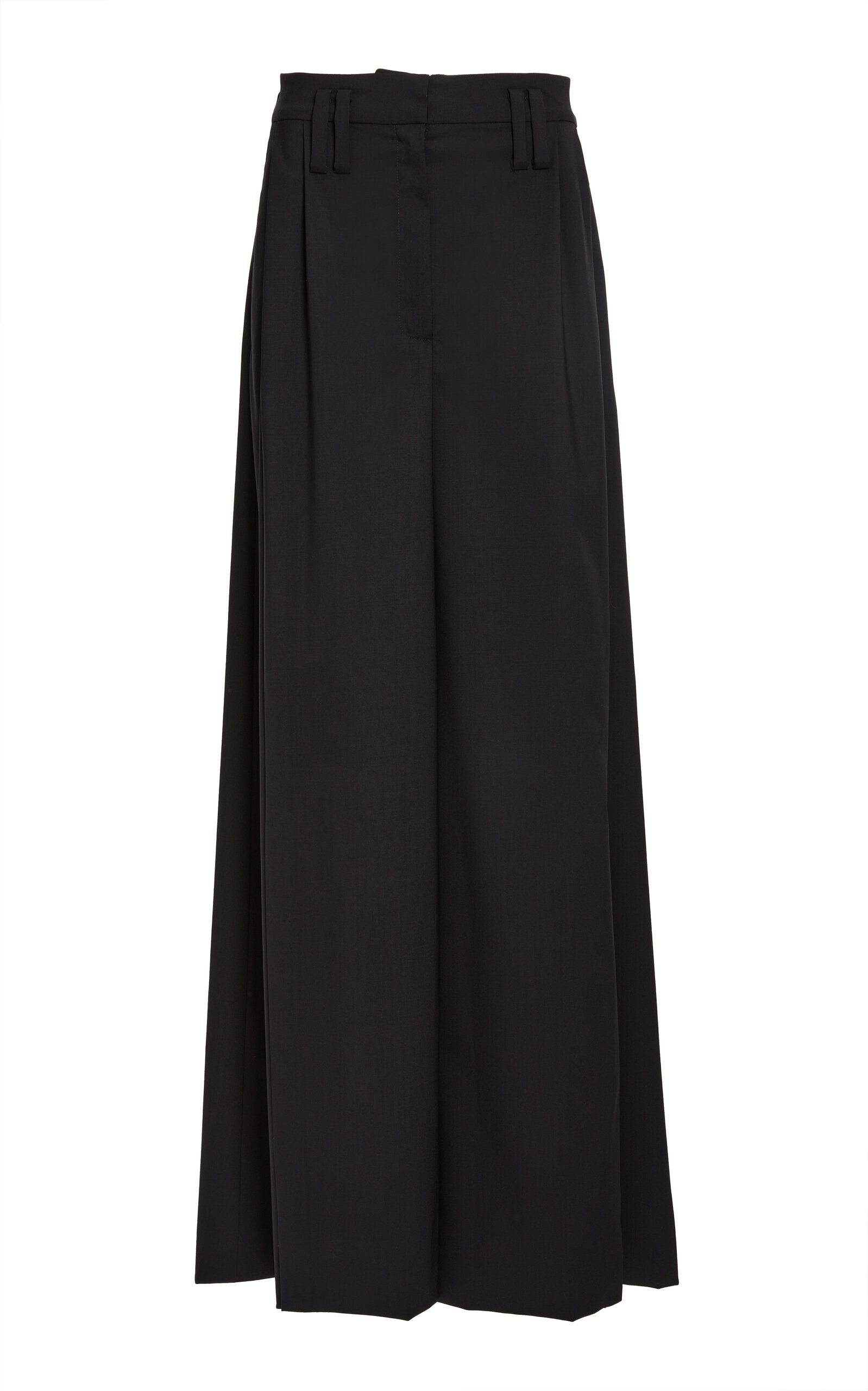 A.W.A.K.E. MODE Full Split Wide Leg Pants - Black