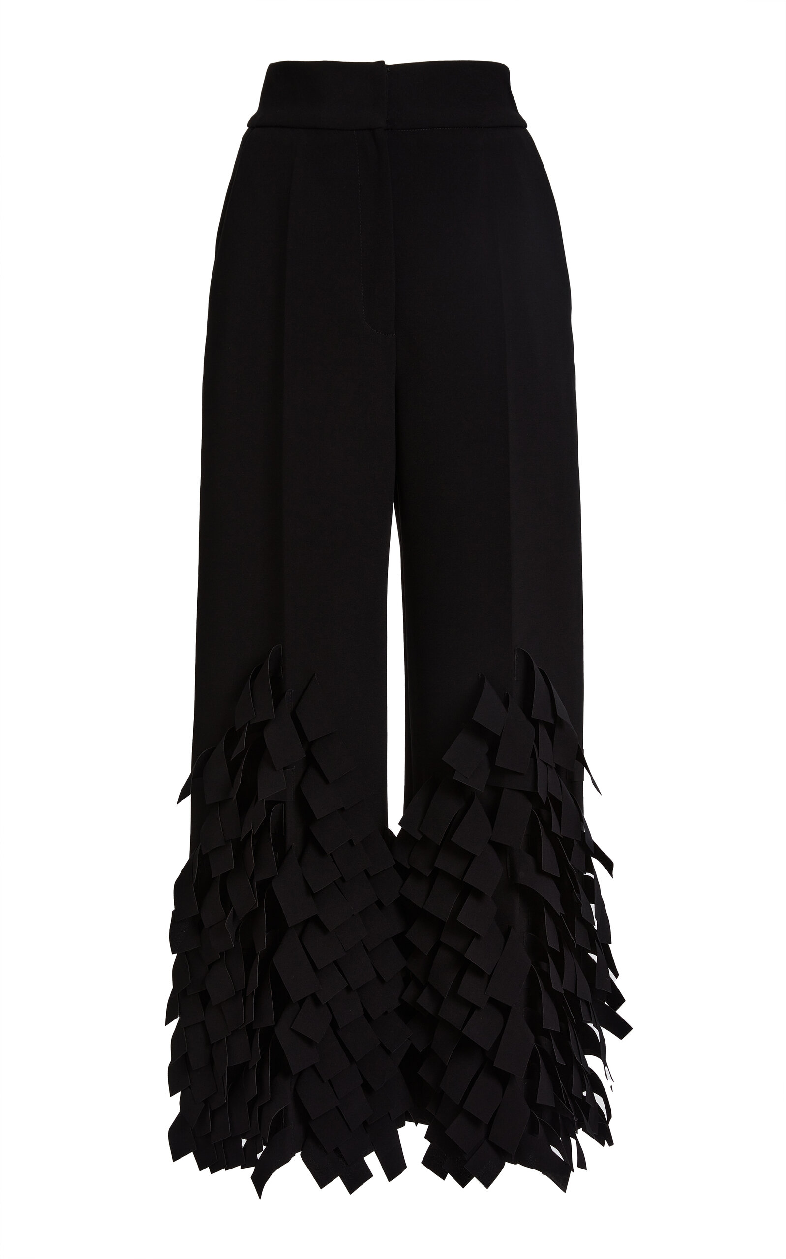 A.W.A.K.E. MODE Culottes With Rectangle Detail - Black