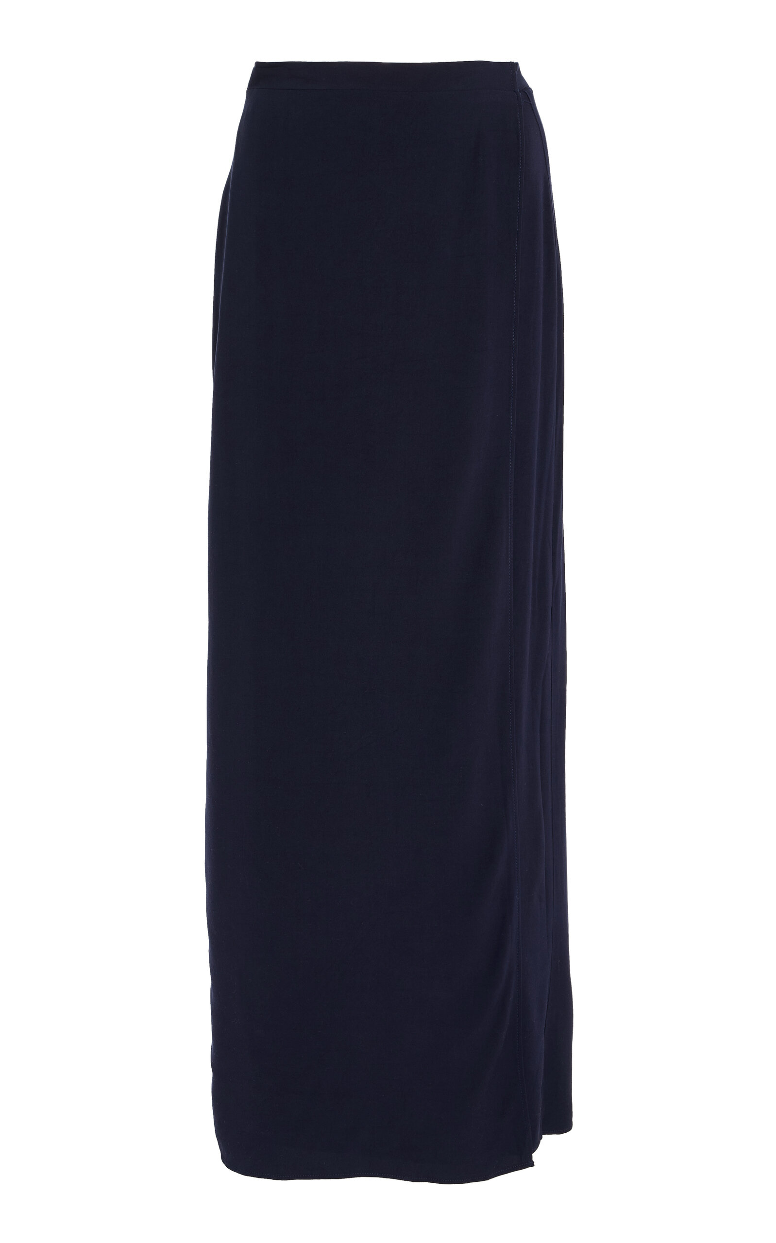Anemos Maxi Wrap Skirt In Navy