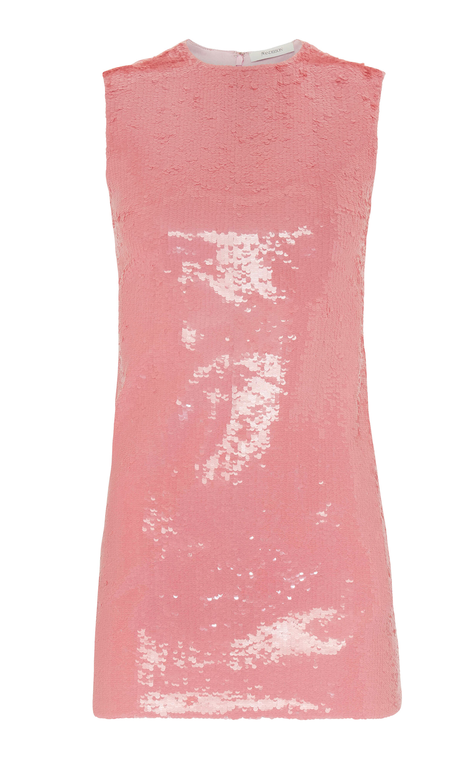 JW Anderson Mini Cotton-Blend Shift Dress