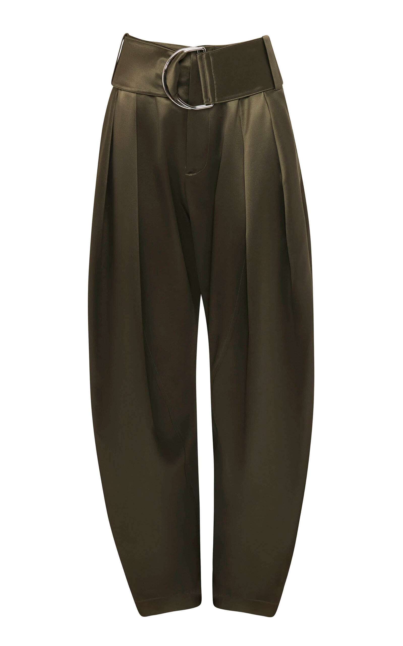 JW Anderson Pleated D-Ring Trousers - Green