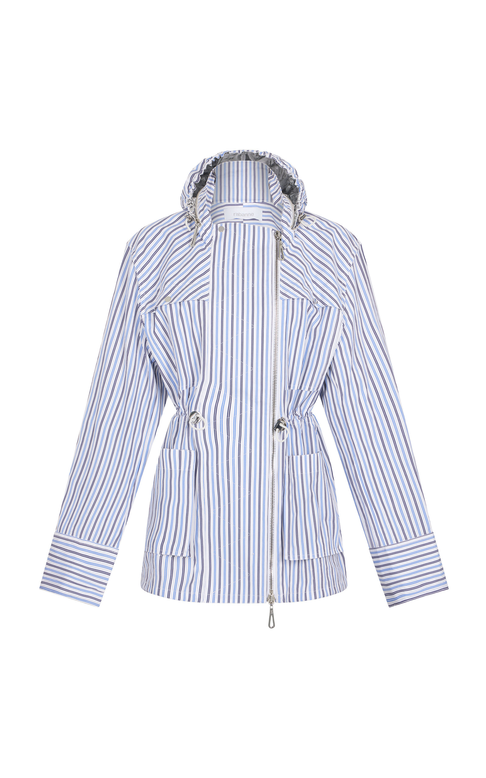 Rabanne Striped Cotton Jacket - Stripe - Women's Clothing