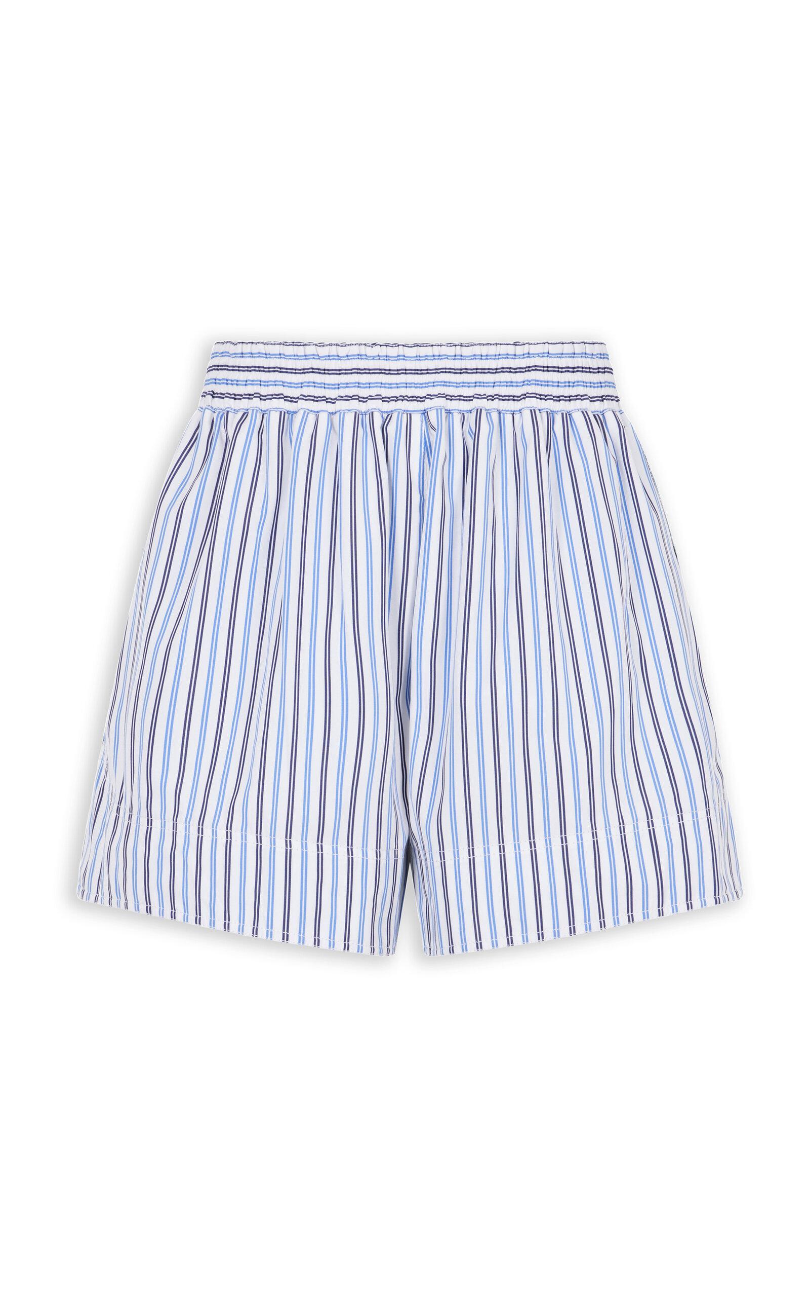Striped Side-Slit Shorts