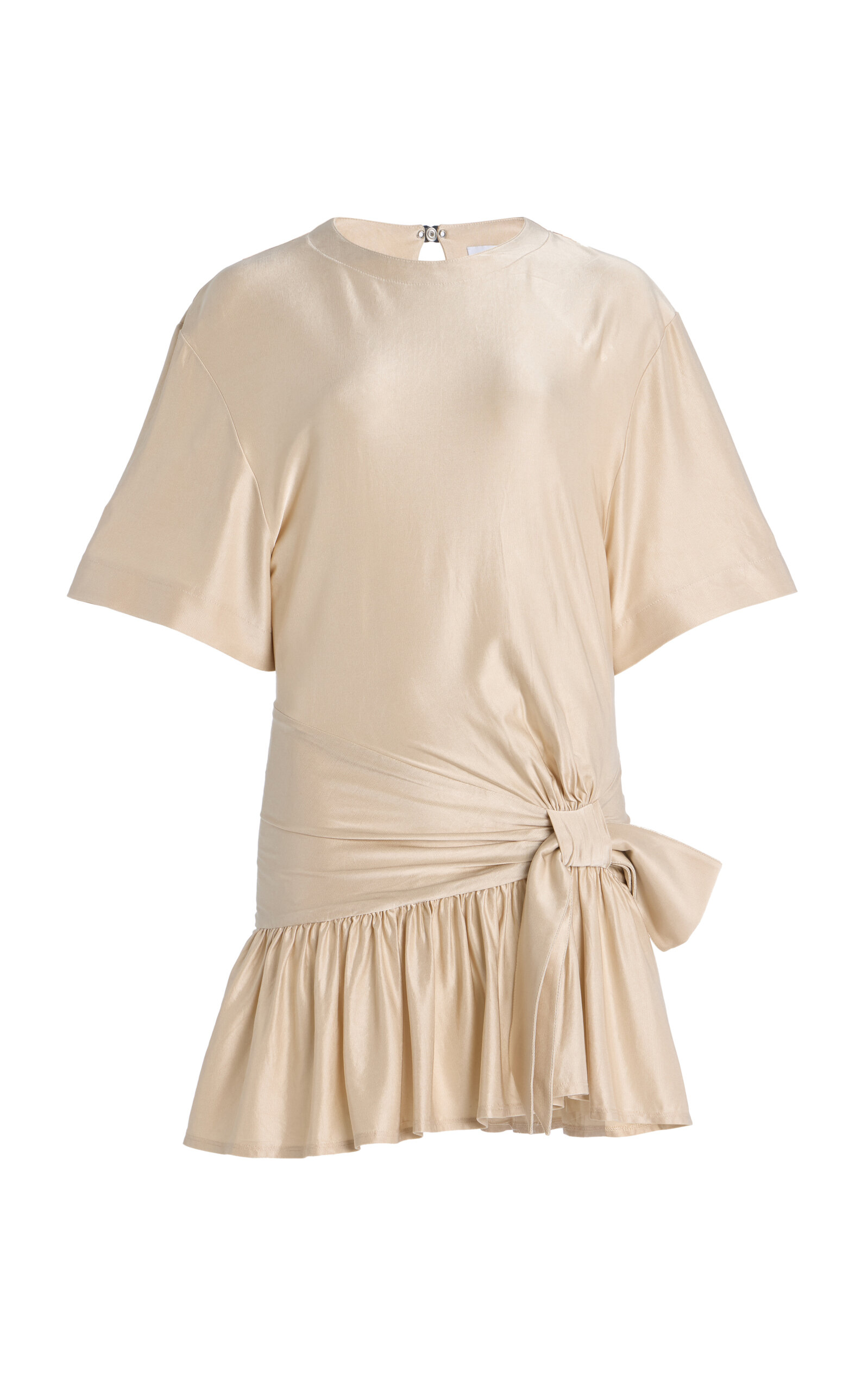 Rabanne Knot-Detailed Midi Dress - Nude