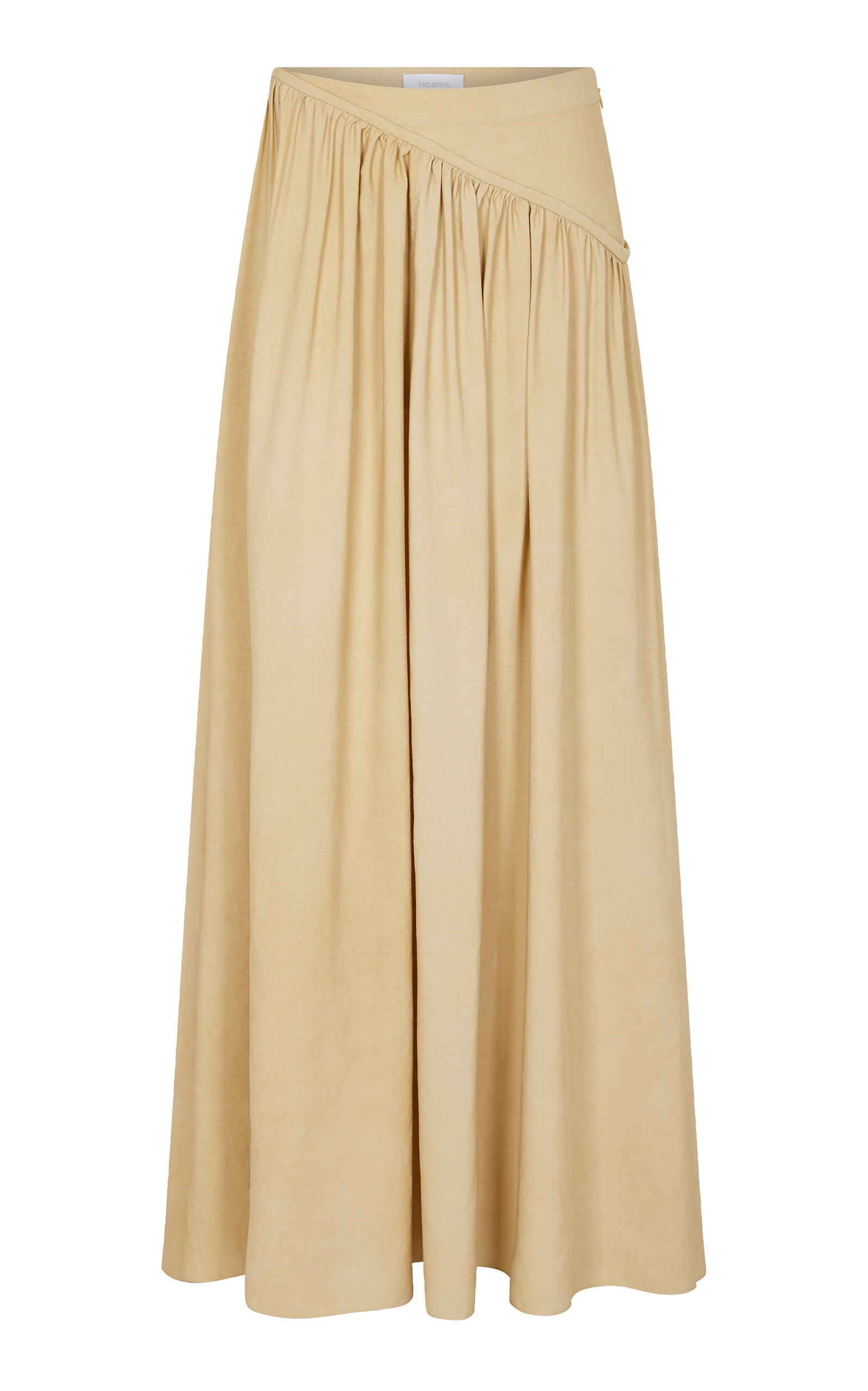 Rabanne Gathered Maxi Skirt - Neutral