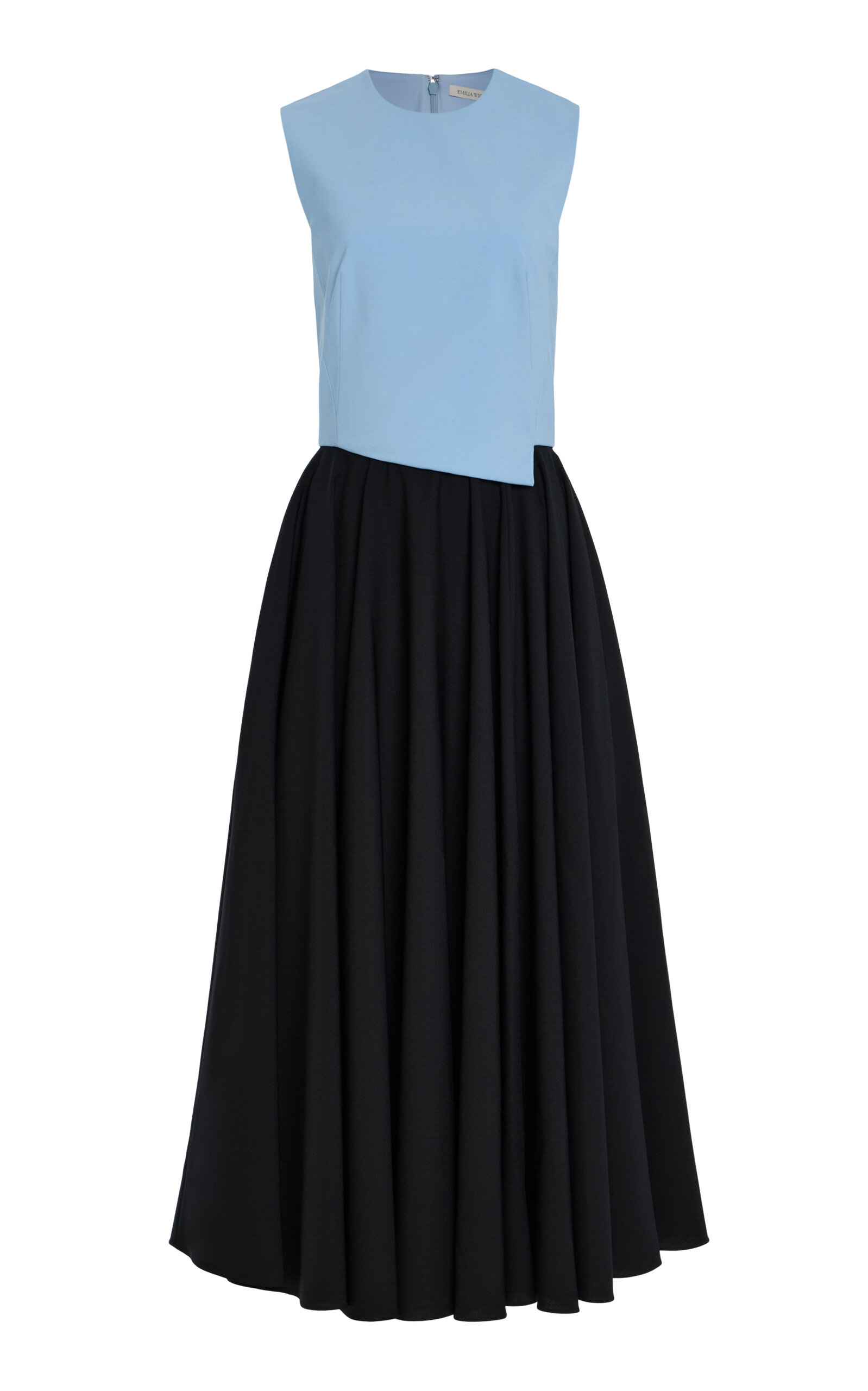 Emilia Wickstead Federica Cutout Crepe Maxi Dress