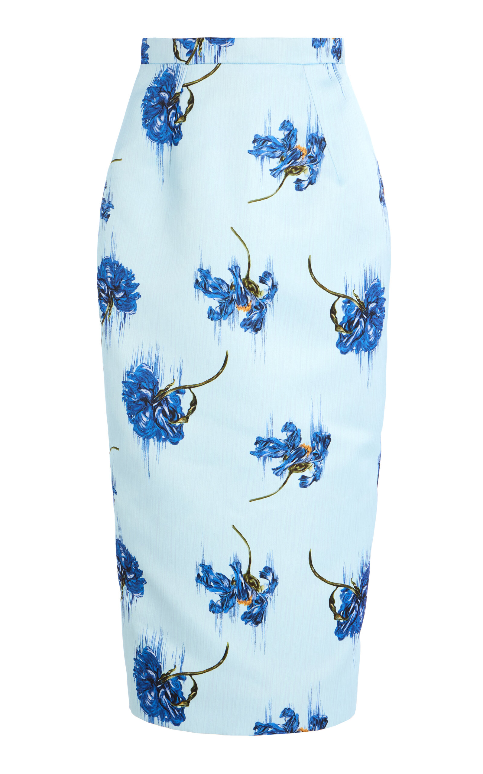 EMILIA WICKSTEAD LORELEI CREPE MIDI SKIRT