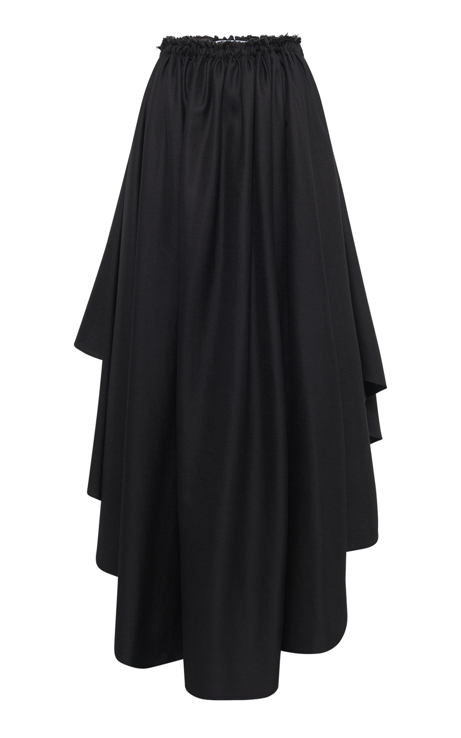 Gabriela Hearst Dea Wool-silk Maxi Skirt In Black